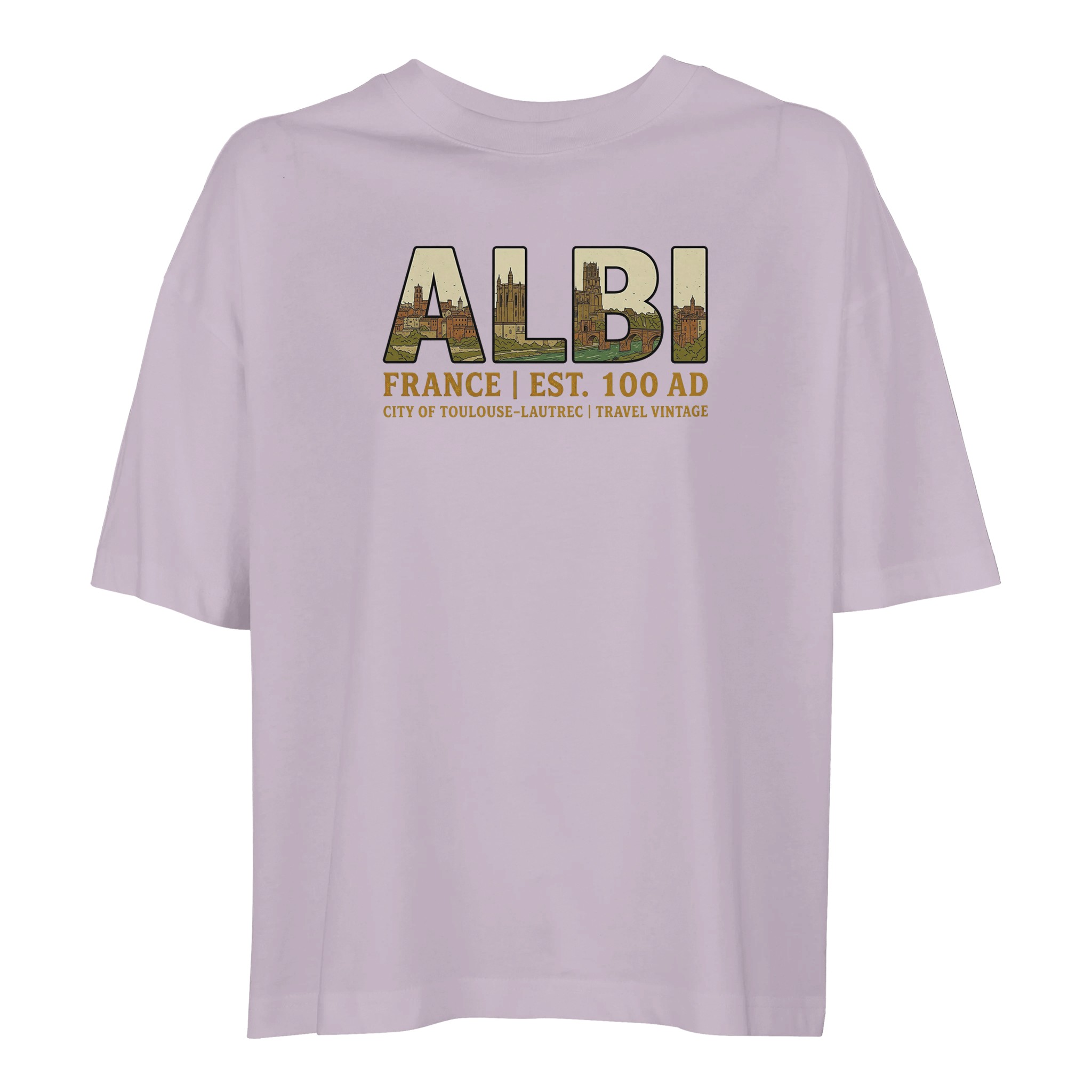 T-shirt Albi femme ample coton en conversion bio T-shirt Albi femme ample coton en conversion bio