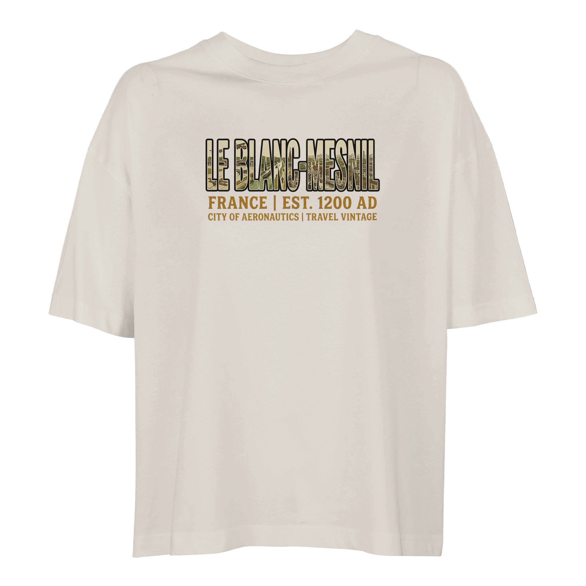 T-shirt Le Blanc-Mesnil femme ample coton bio T-shirt Le Blanc-Mesnil femme ample coton bio