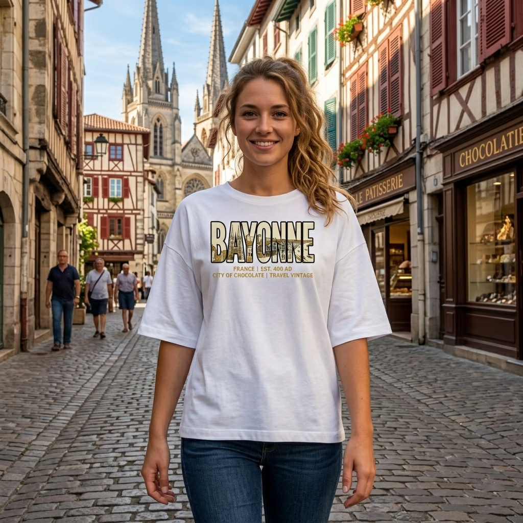 T-shirt Bayonne femme Bio