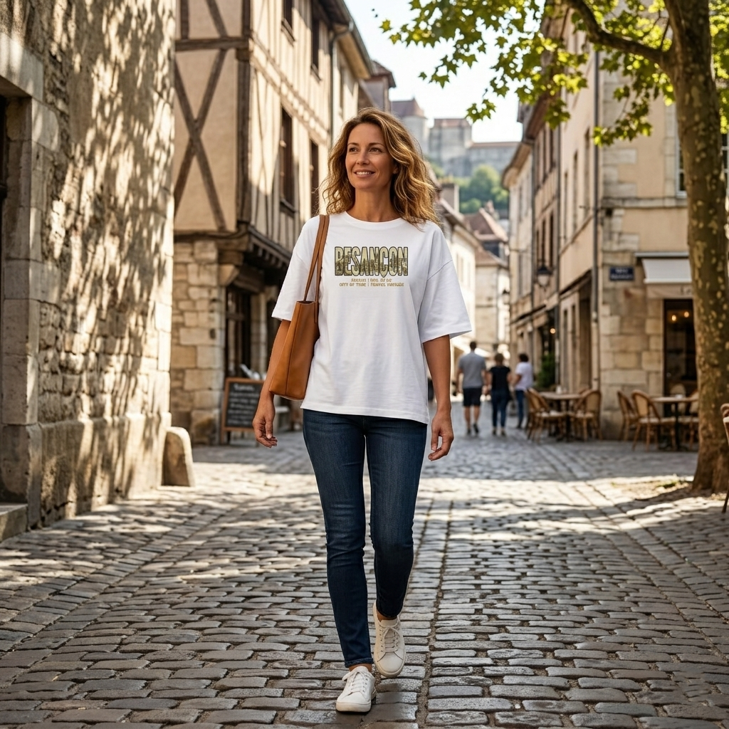 T-shirt Besançon femme Bio
