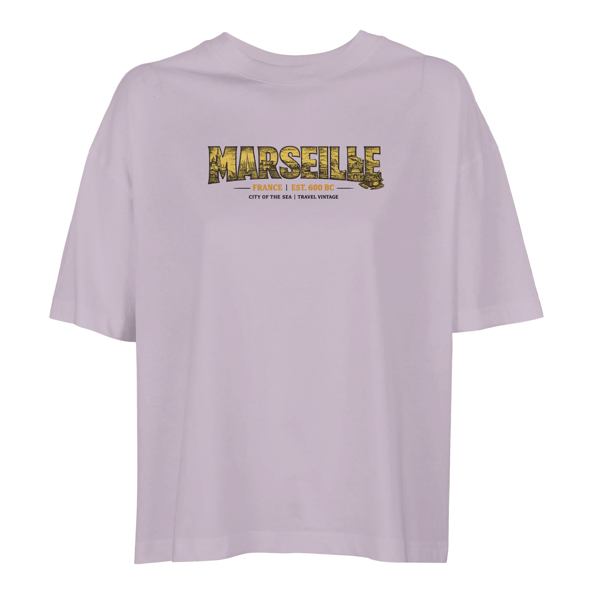 T-shirt Marseille femme ample coton bio conversion T-shirt Marseille femme ample coton bio conversion