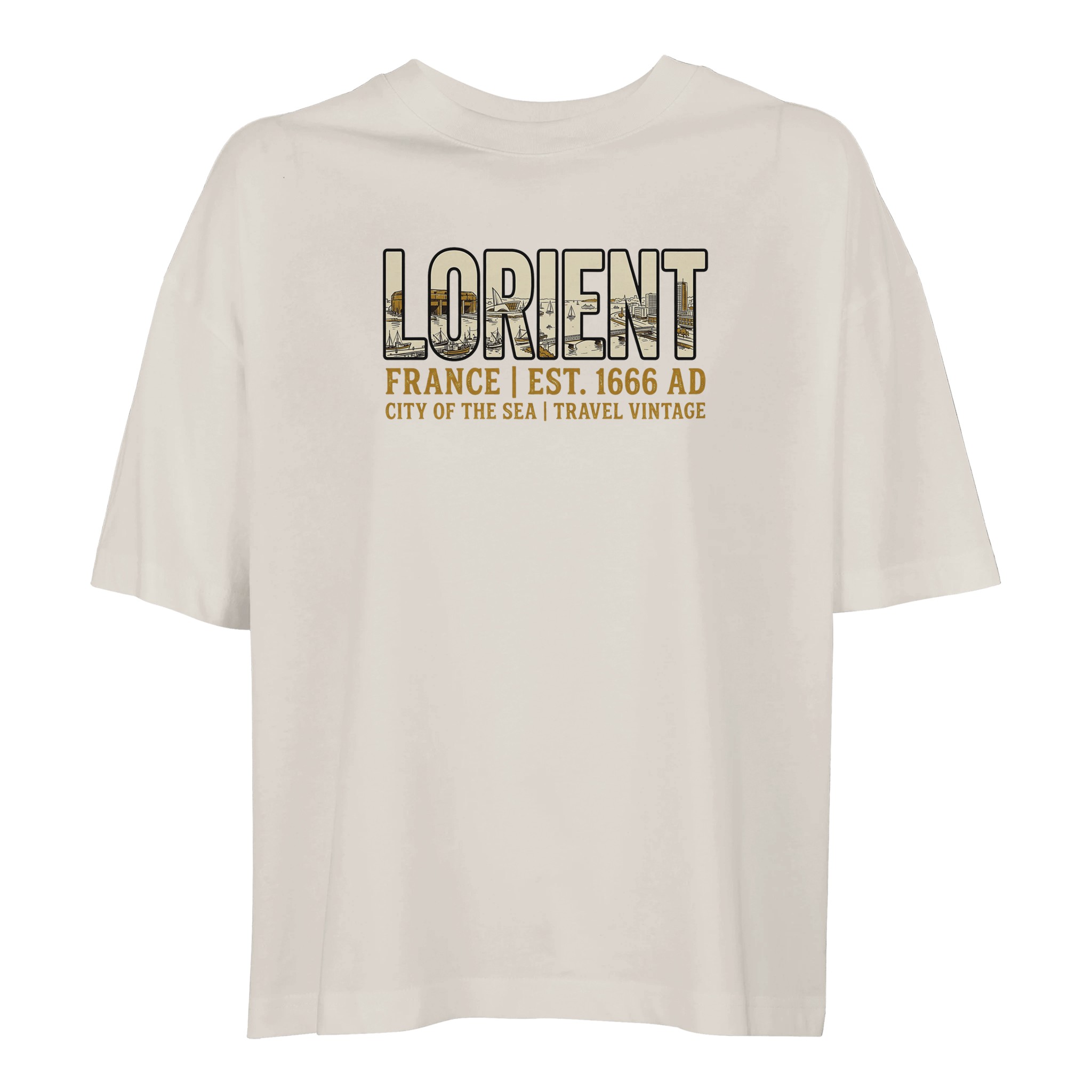 T-shirt Lorient femme ample coton en conversion bio T-shirt Lorient femme ample coton en conversion bio