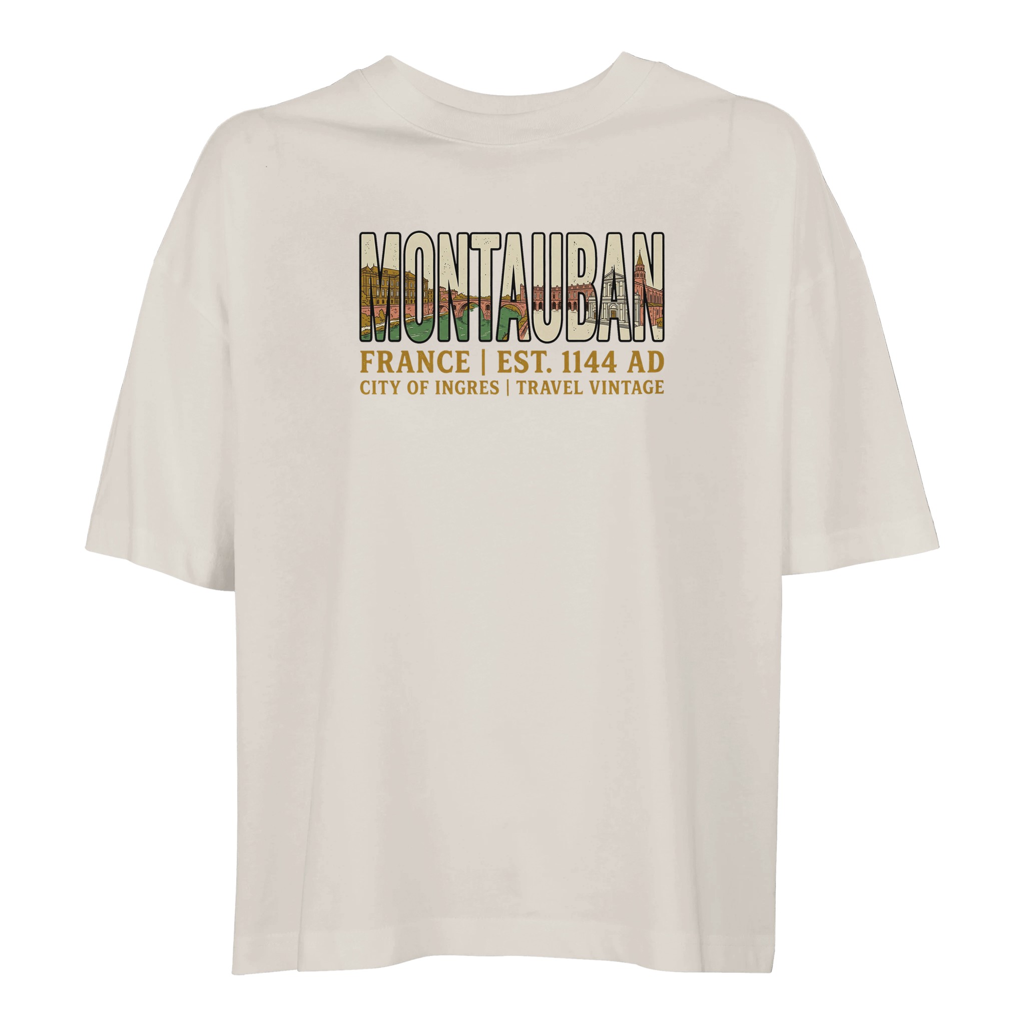 T-shirt Montauban femme ample coton bio T-shirt Montauban femme ample coton bio