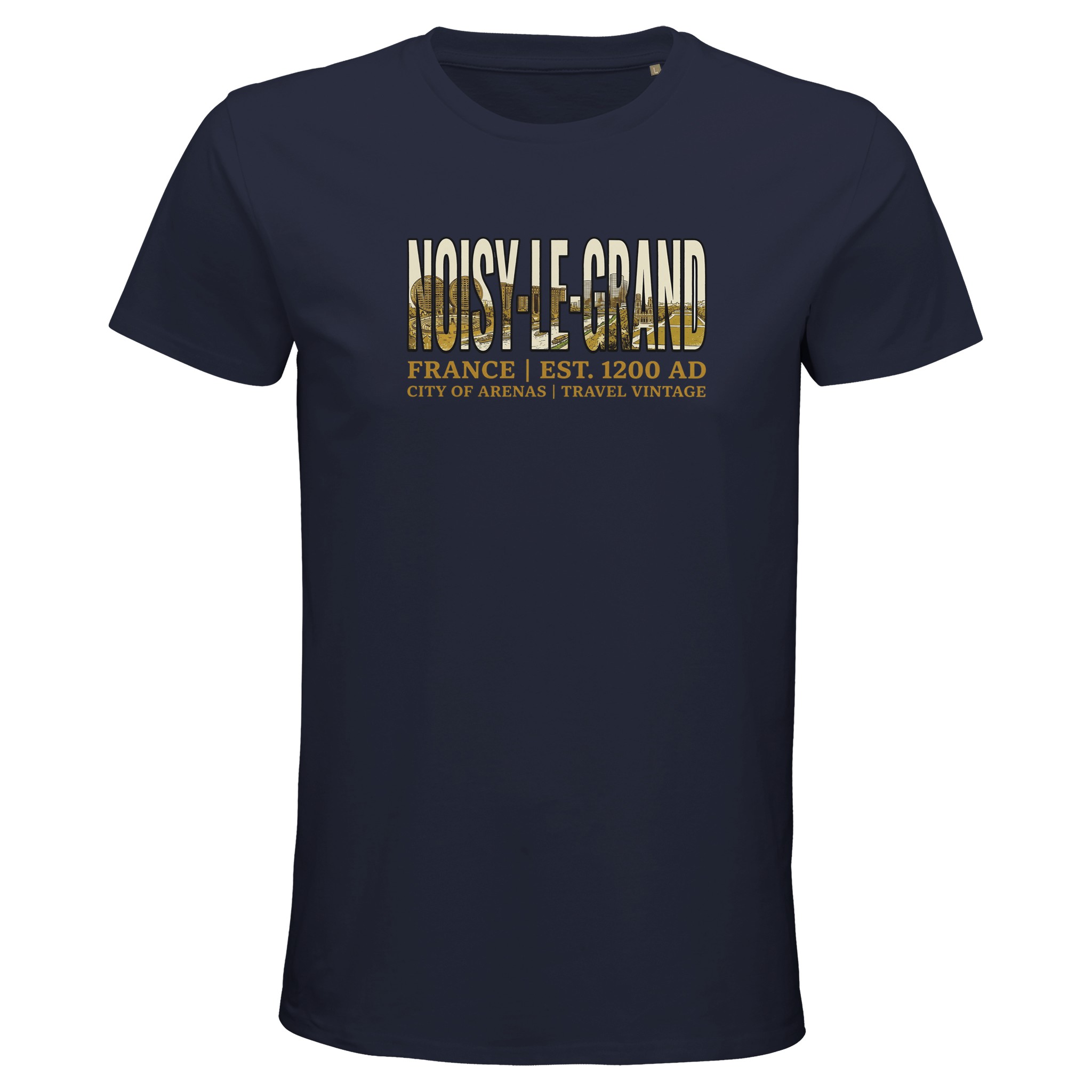 T-shirt Noisy-le-Grand homme bio ajusté T-shirt Noisy-le-Grand homme bio ajusté