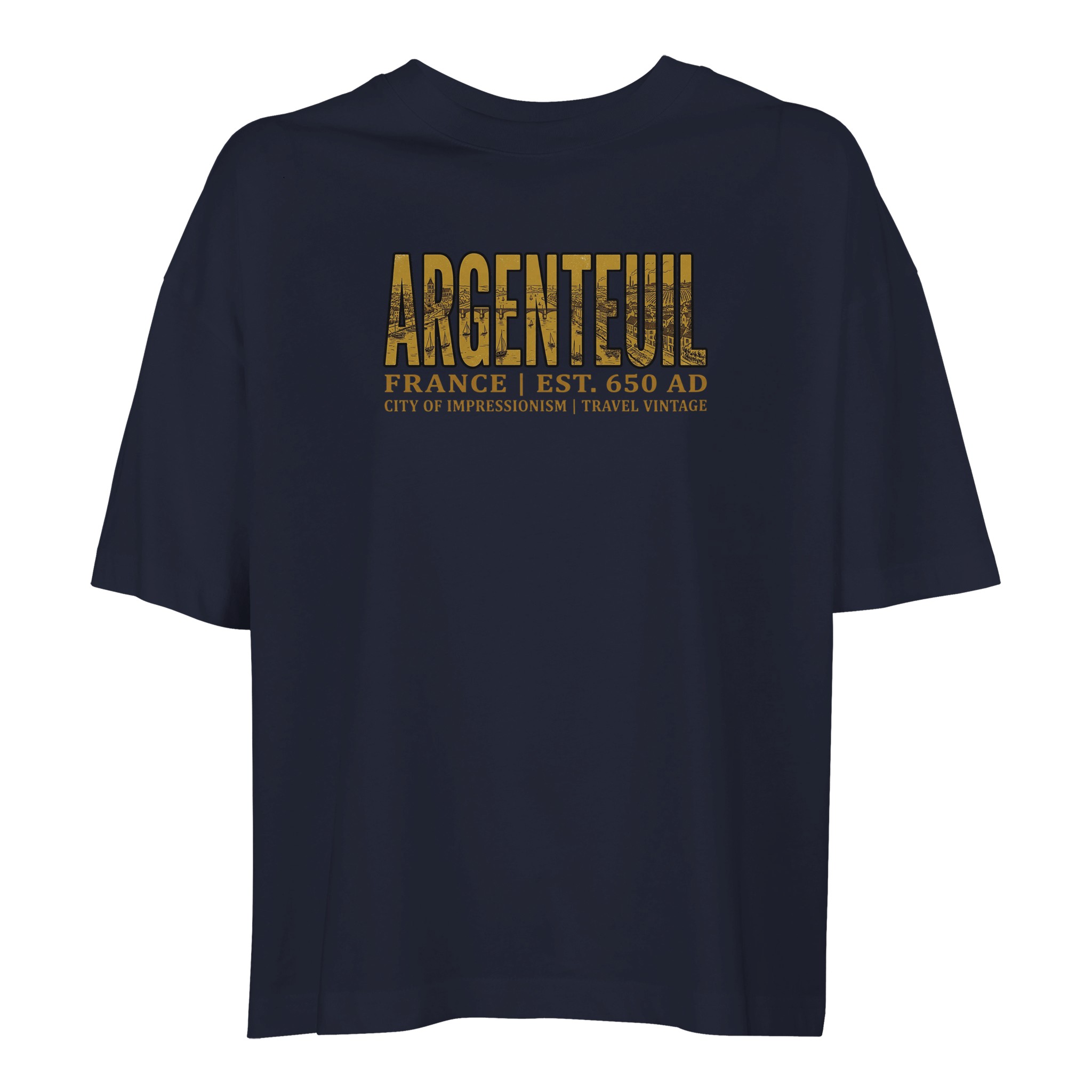 T-shirt Argenteuil femme ample coton bio T-shirt Argenteuil femme ample coton bio