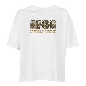 T-shirt Aulnay-sous-Bois femme ample coton bio T-shirt Aulnay-sous-Bois femme ample coton bio