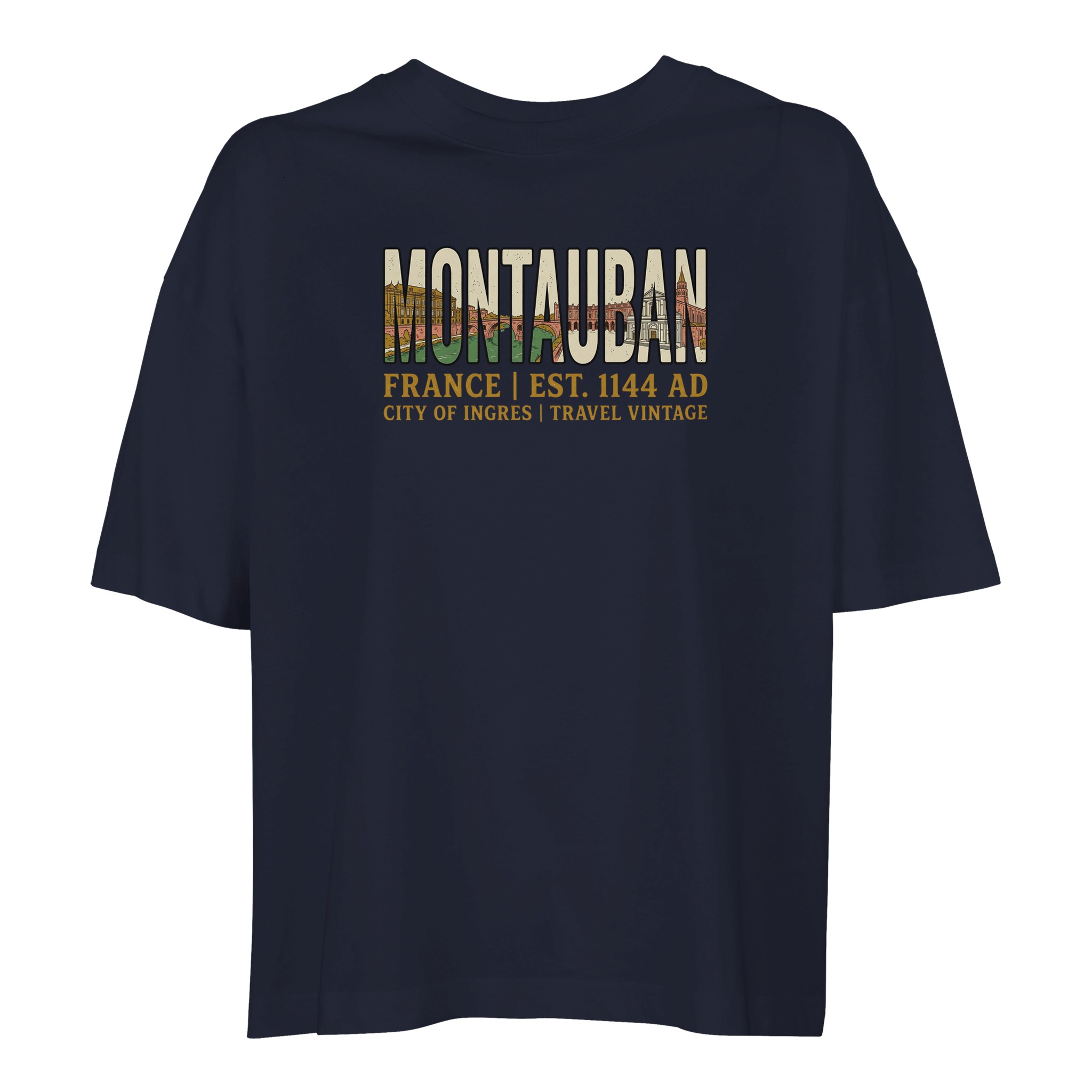 T-shirt Montauban femme ample coton bio T-shirt Montauban femme ample coton bio