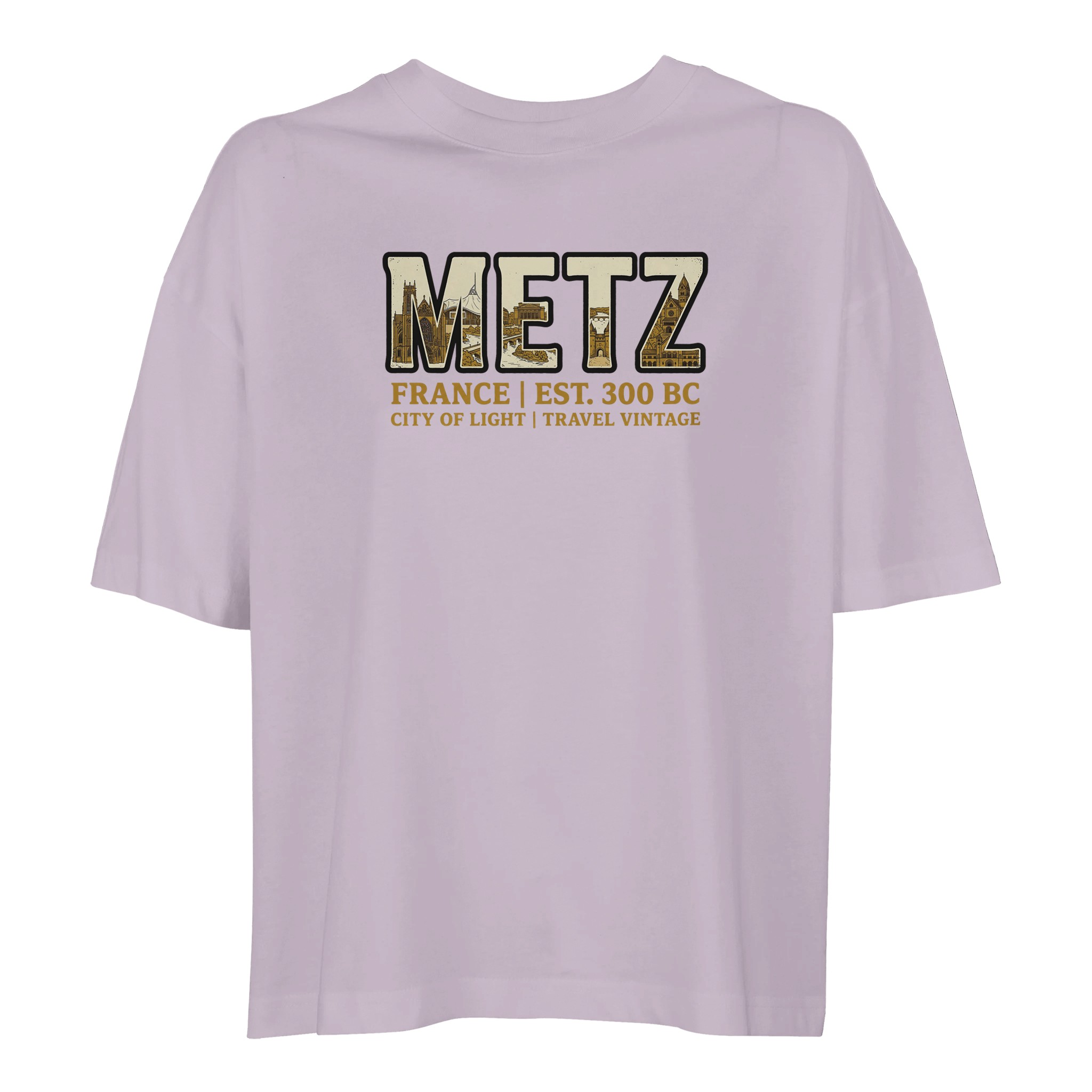 T-shirt Metz femme ample coton bio conversion T-shirt Metz femme ample coton bio conversion