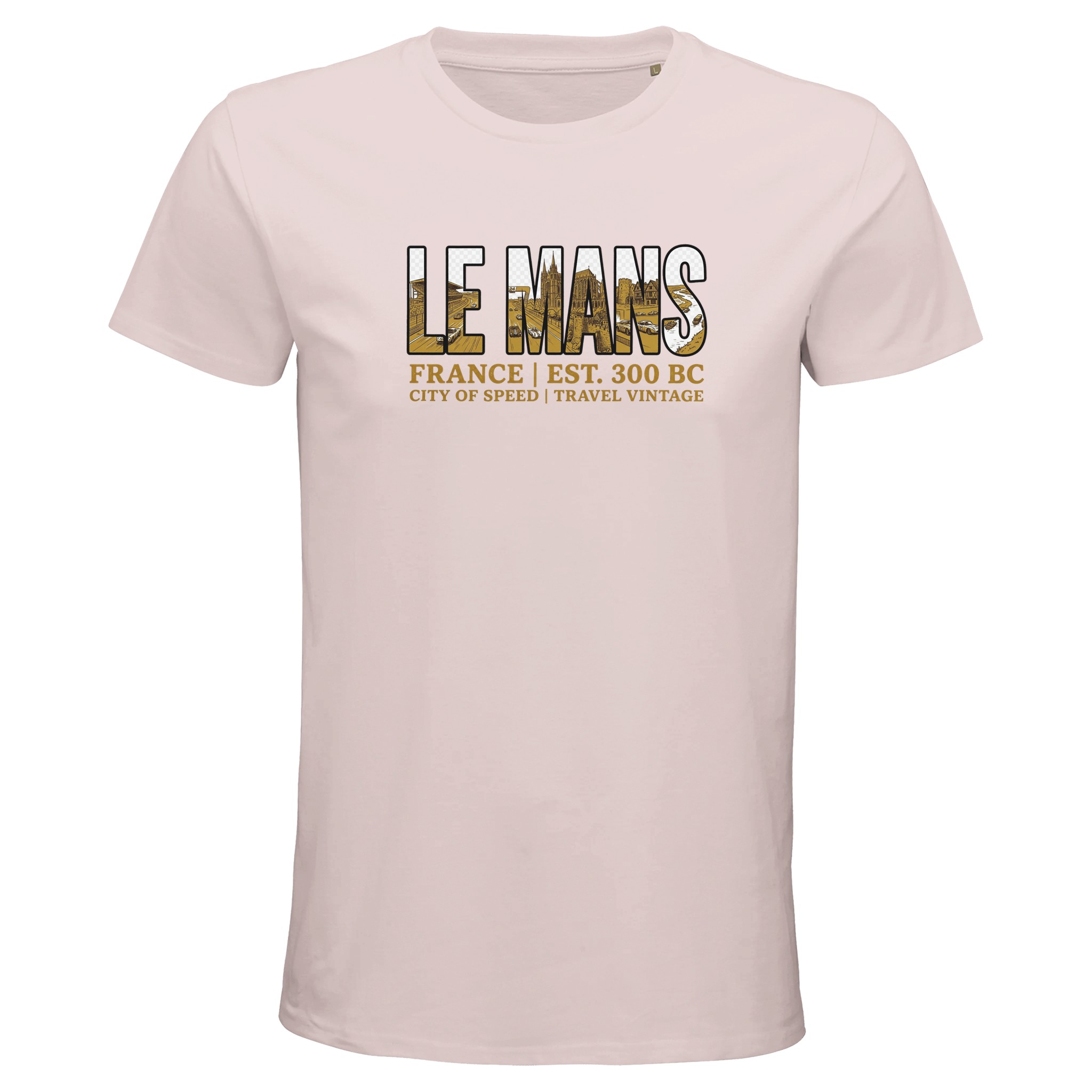 T-shirt Le Mans homme bio ajusté T-shirt Le Mans homme bio ajusté