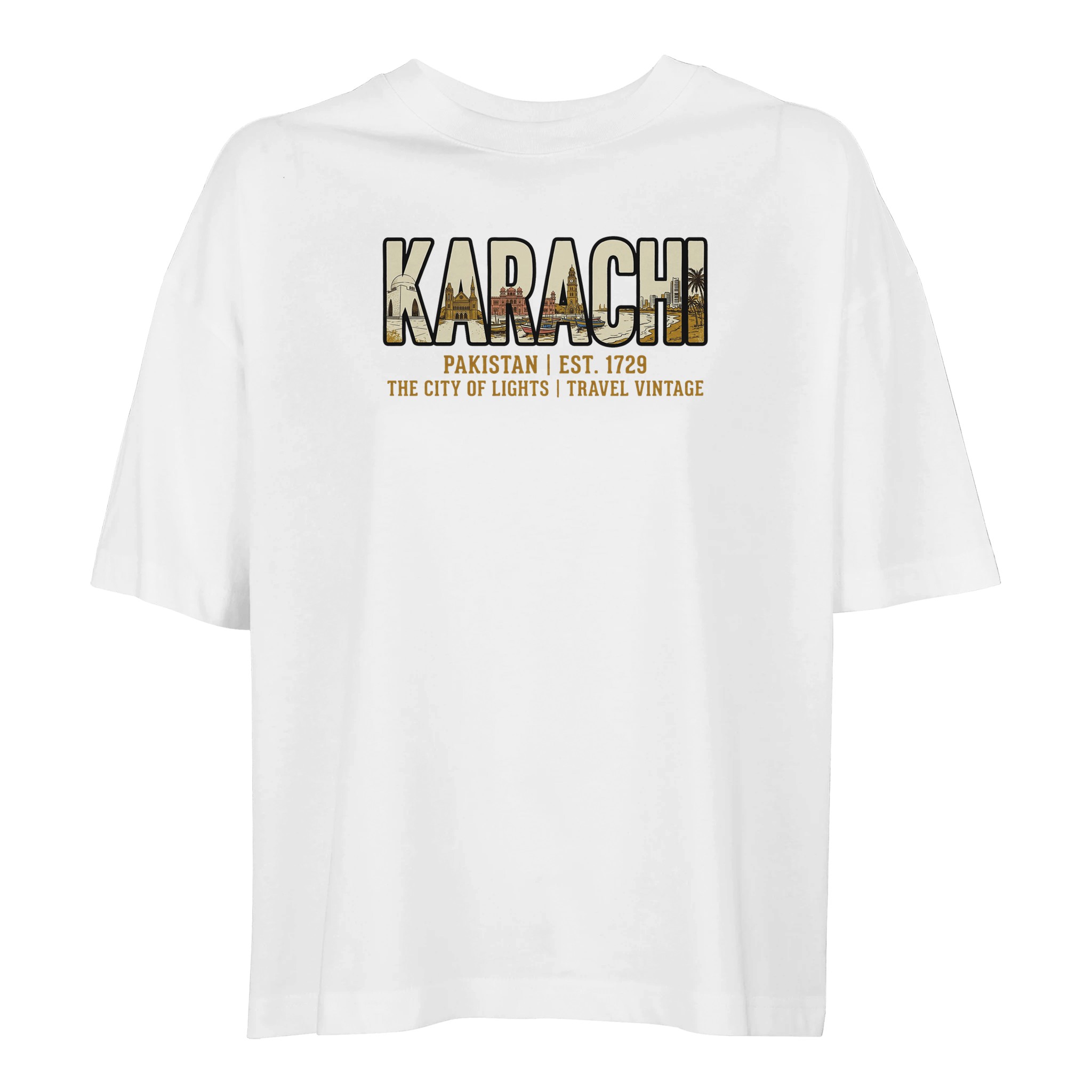 T-shirt Karachi femme ample coton bio T-shirt Karachi femme ample coton bio