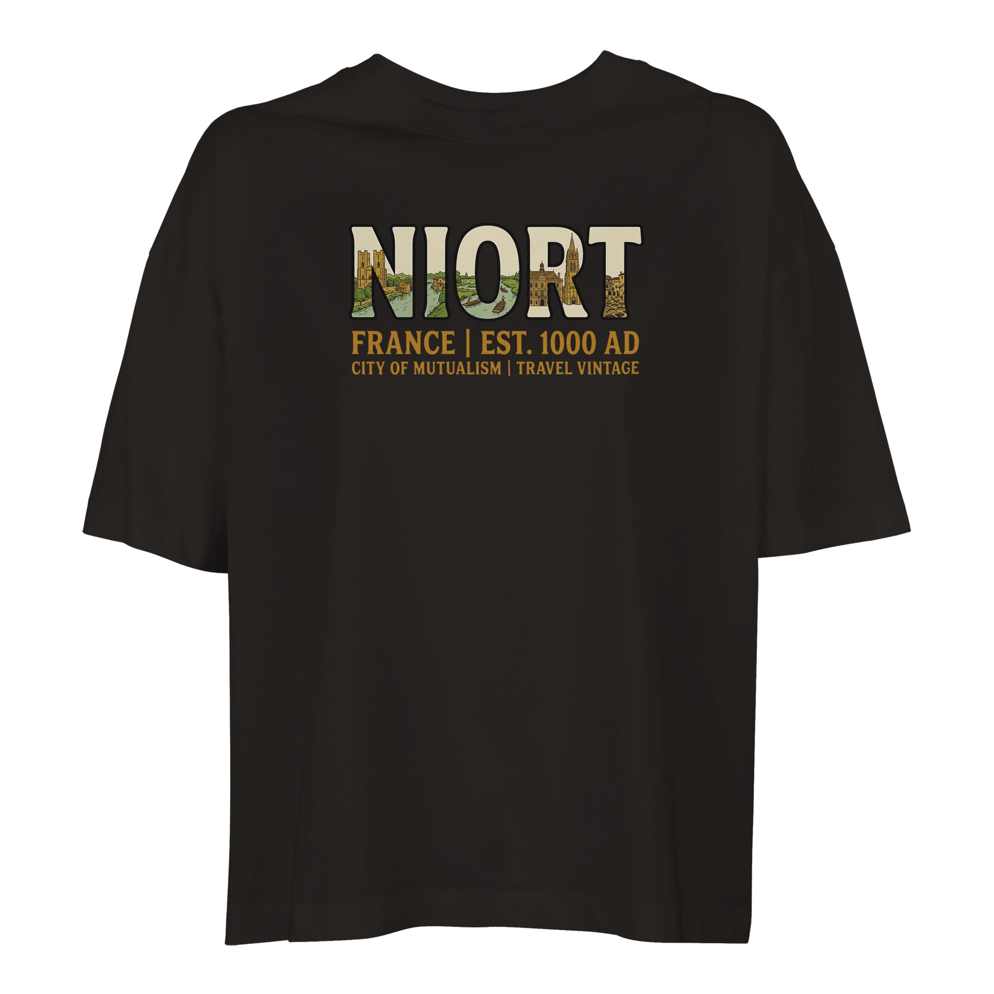 T-shirt Niort femme ample coton bio conversion T-shirt Niort femme ample coton bio conversion