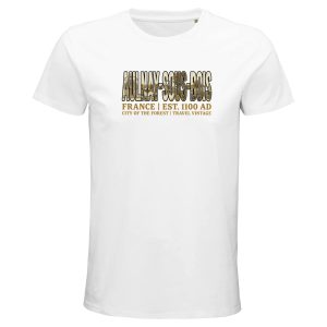 T-shirt Aulnay-sous-Bois homme bio ajusté ville T-shirt Aulnay-sous-Bois homme bio ajusté ville