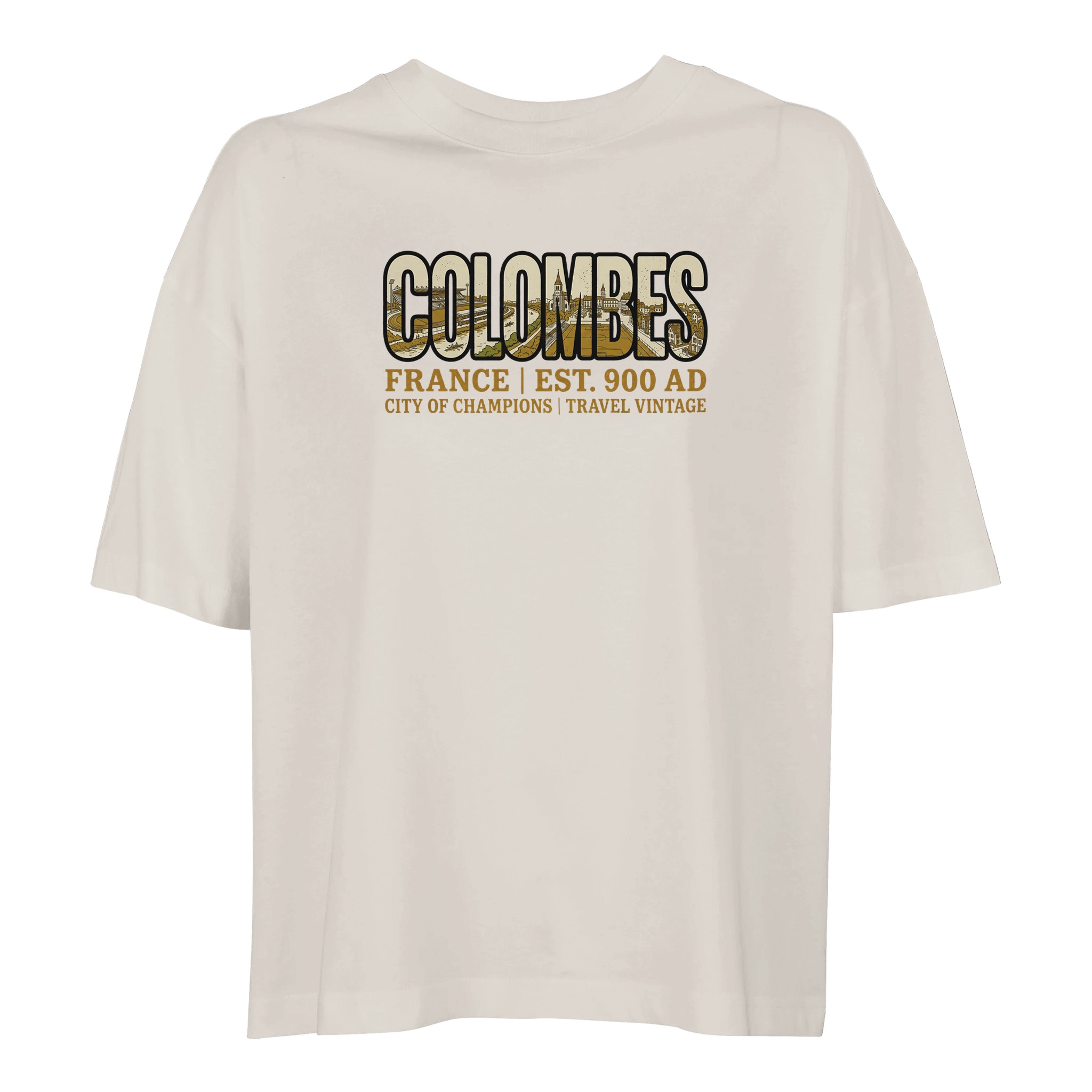 T-shirt Colombes femme ample coton bio ville T-shirt Colombes femme ample coton bio ville