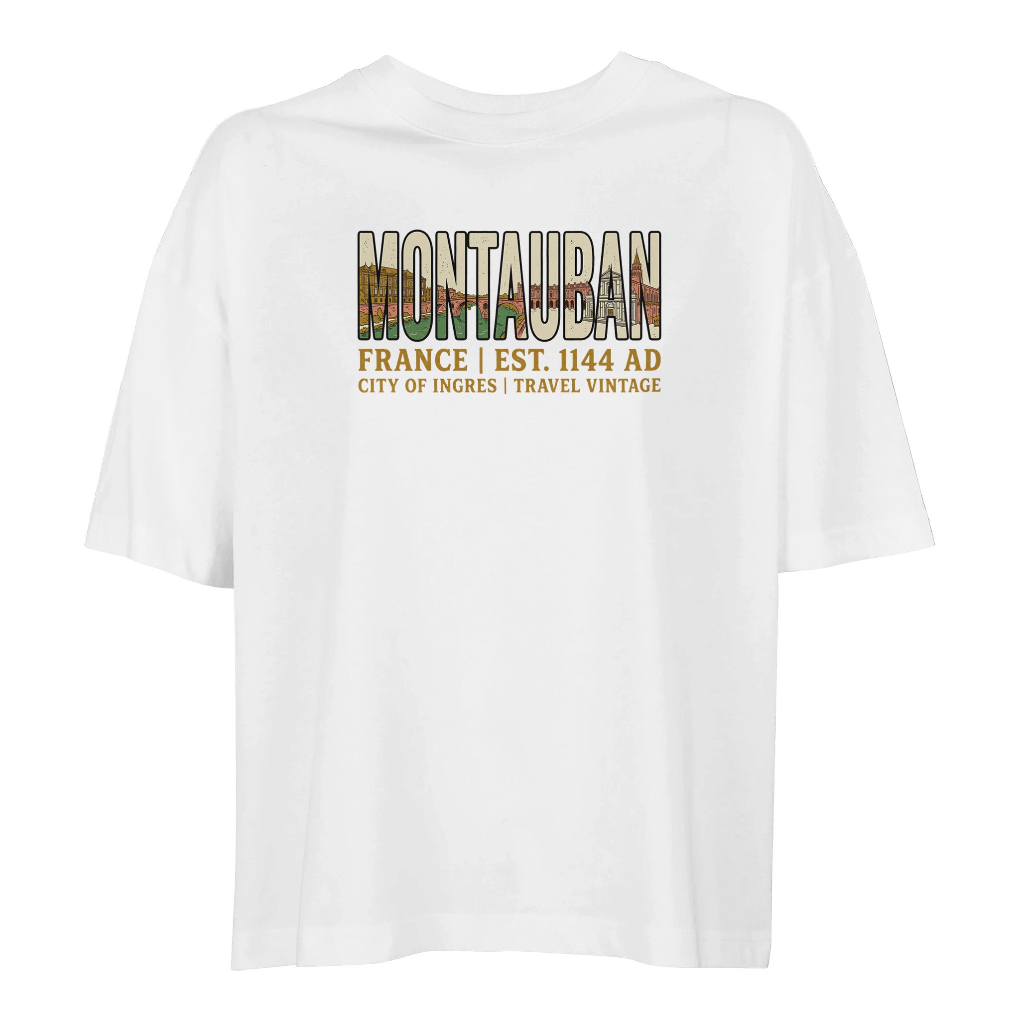 T-shirt Montauban femme ample coton bio T-shirt Montauban femme ample coton bio