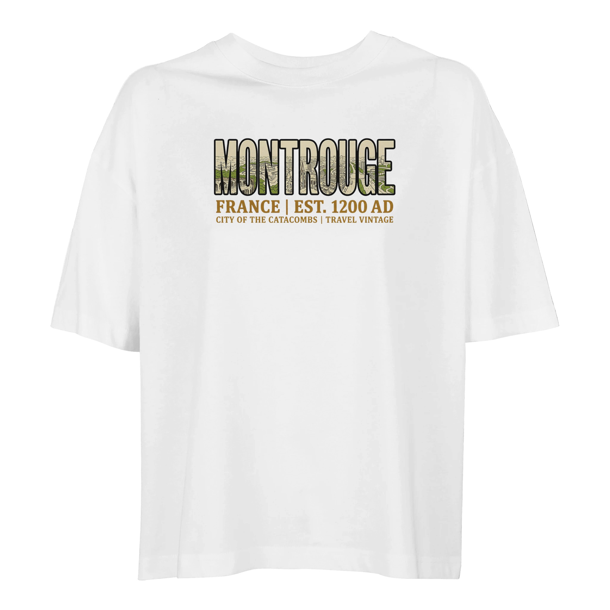 T-shirt Montrouge femme ample coton bio ville T-shirt Montrouge femme ample coton bio ville