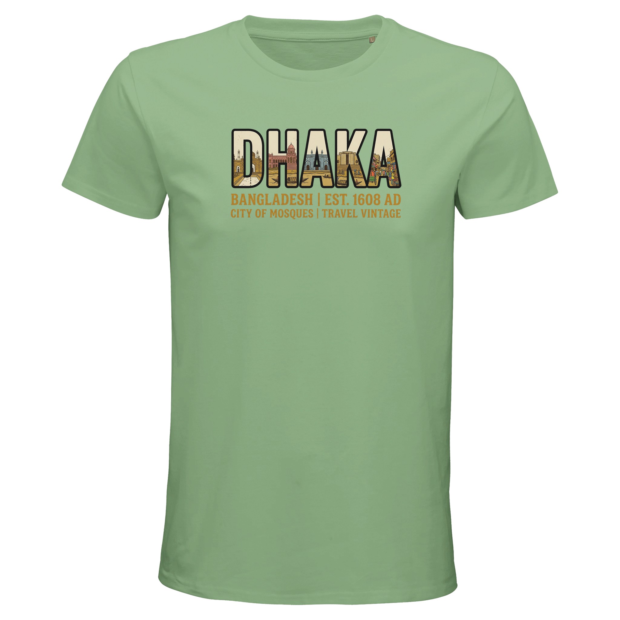 T-shirt Dhaka homme bio ajusté T-shirt Dhaka homme bio ajusté, coloris apple green