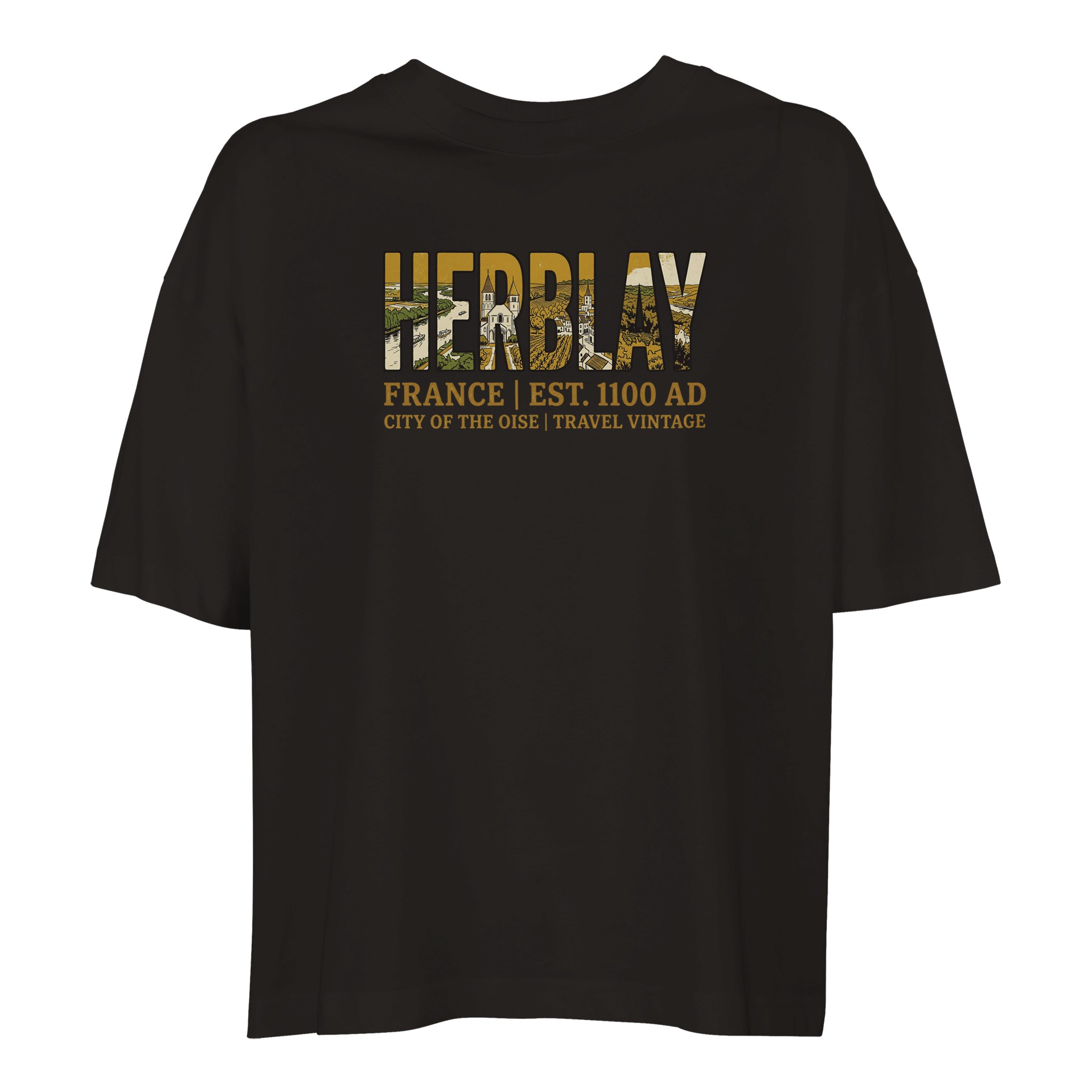 T-shirt Herblay femme ample coton bio ville T-shirt Herblay femme ample coton bio ville