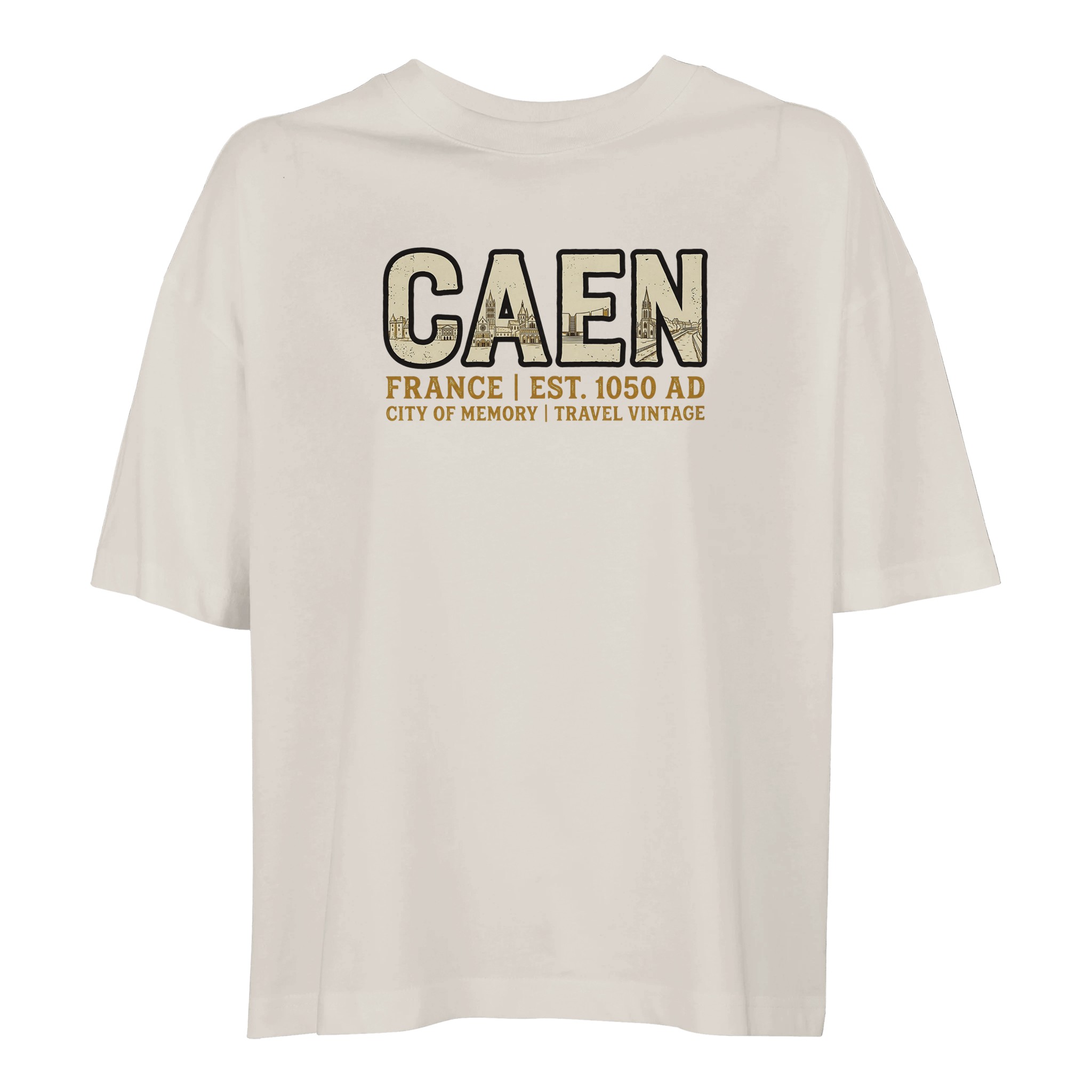 T-shirt Caen femme ample coton bio ville T-shirt Caen femme ample coton bio ville