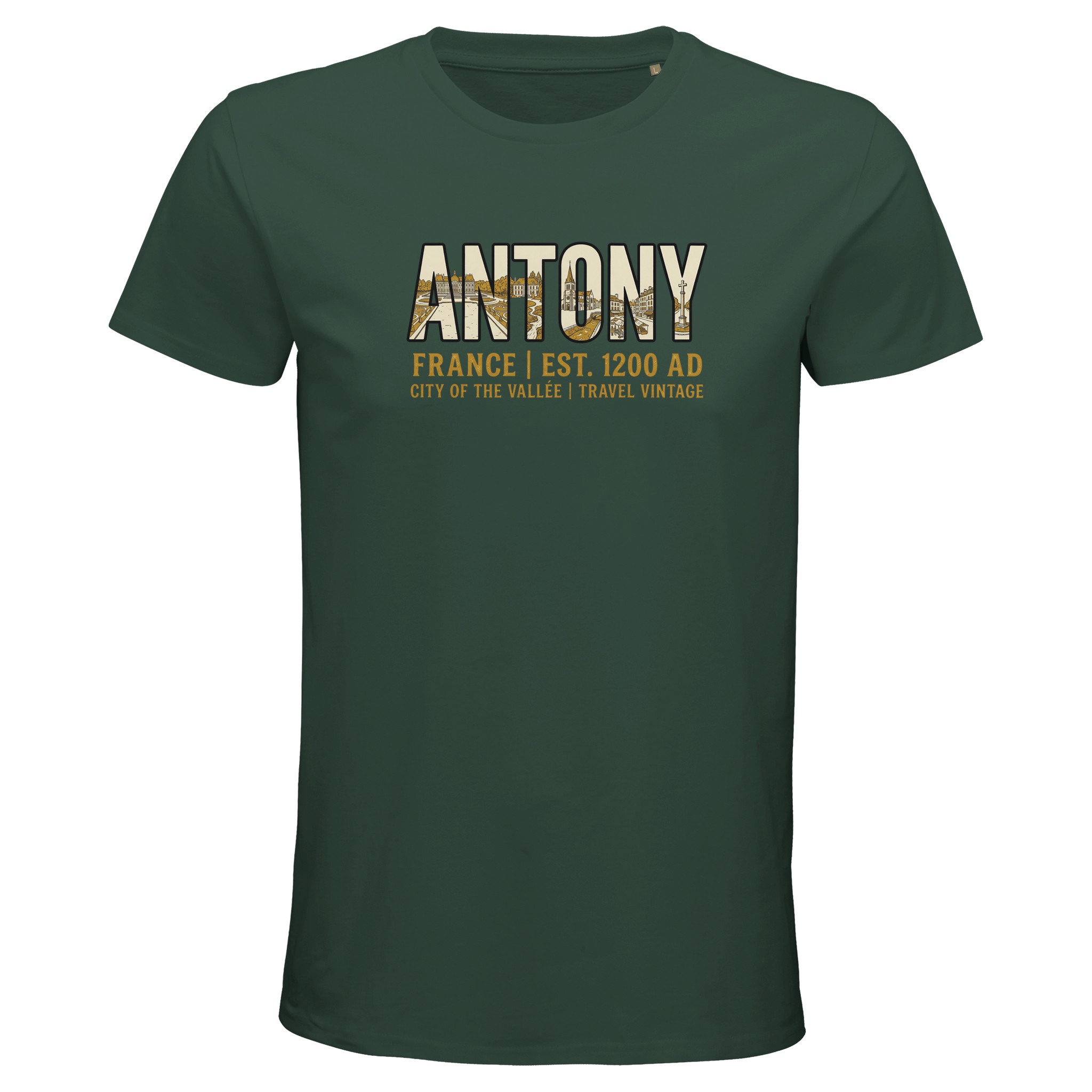 T-shirt Antony homme bio ajusté ville premium T-shirt Antony homme bio ajusté ville premium