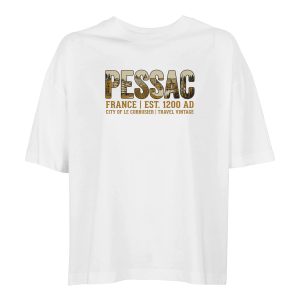 T-shirt Pessac femme ample coton bio ville T-shirt Pessac femme ample coton bio ville