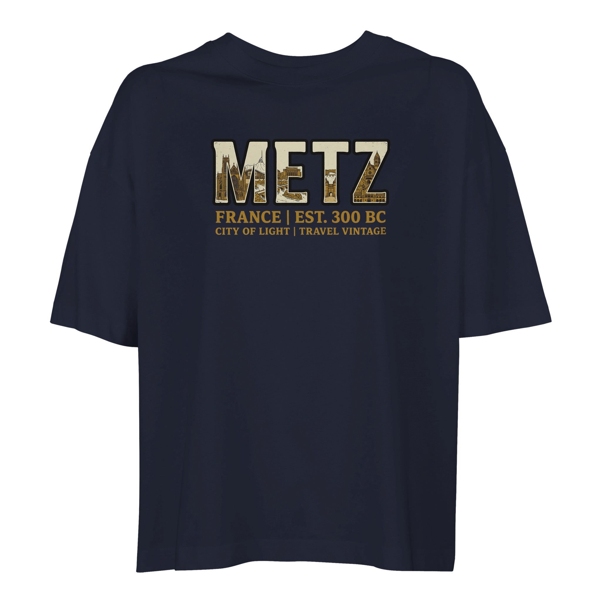 T-shirt Metz femme ample coton bio conversion T-shirt Metz femme ample coton bio conversion