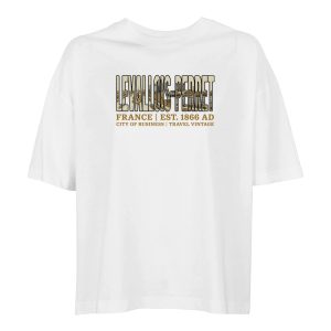 T-shirt Levallois-Perret femme ample coton bio T-shirt Levallois-Perret femme ample coton bio