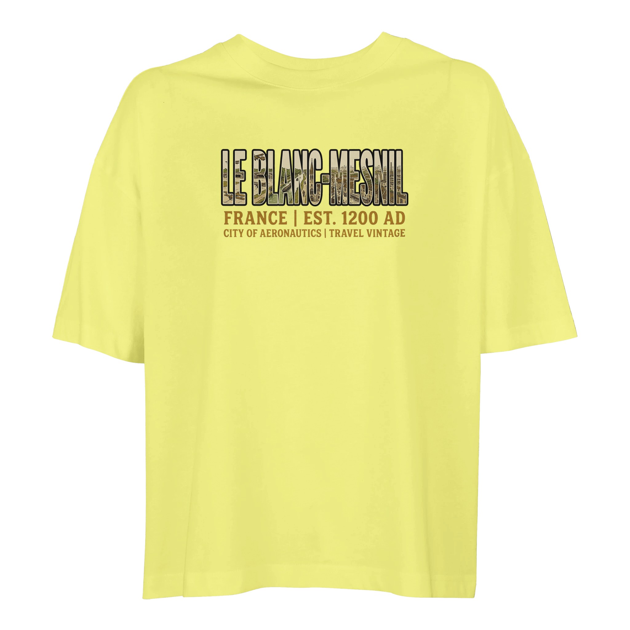 T-shirt Le Blanc-Mesnil femme ample coton bio T-shirt Le Blanc-Mesnil femme ample coton bio