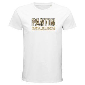 T-shirt Pantin homme bio ajusté ville tendance T-shirt Pantin homme bio ajusté ville tendance