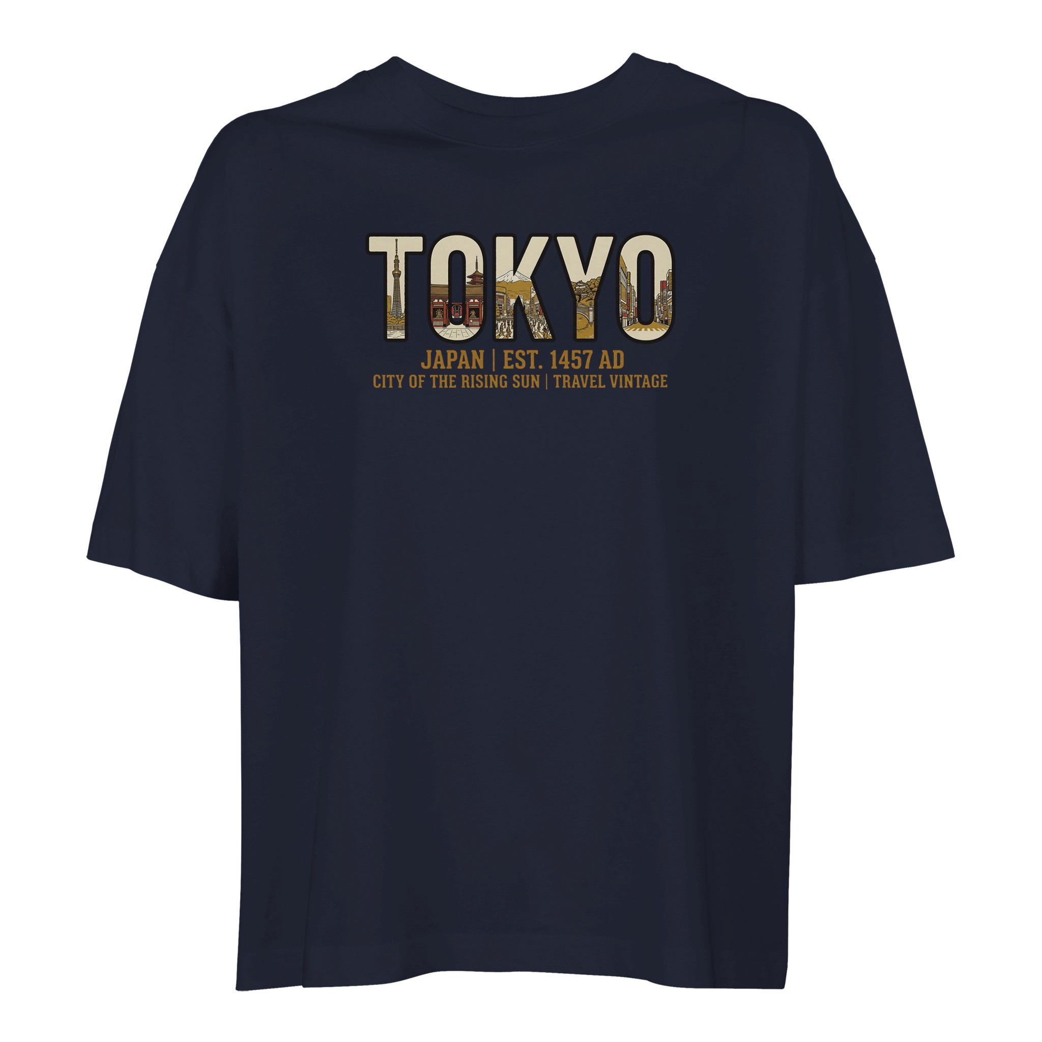 T-shirt Tokyo femme ample coton bio conversion T-shirt Tokyo femme ample coton bio conversion