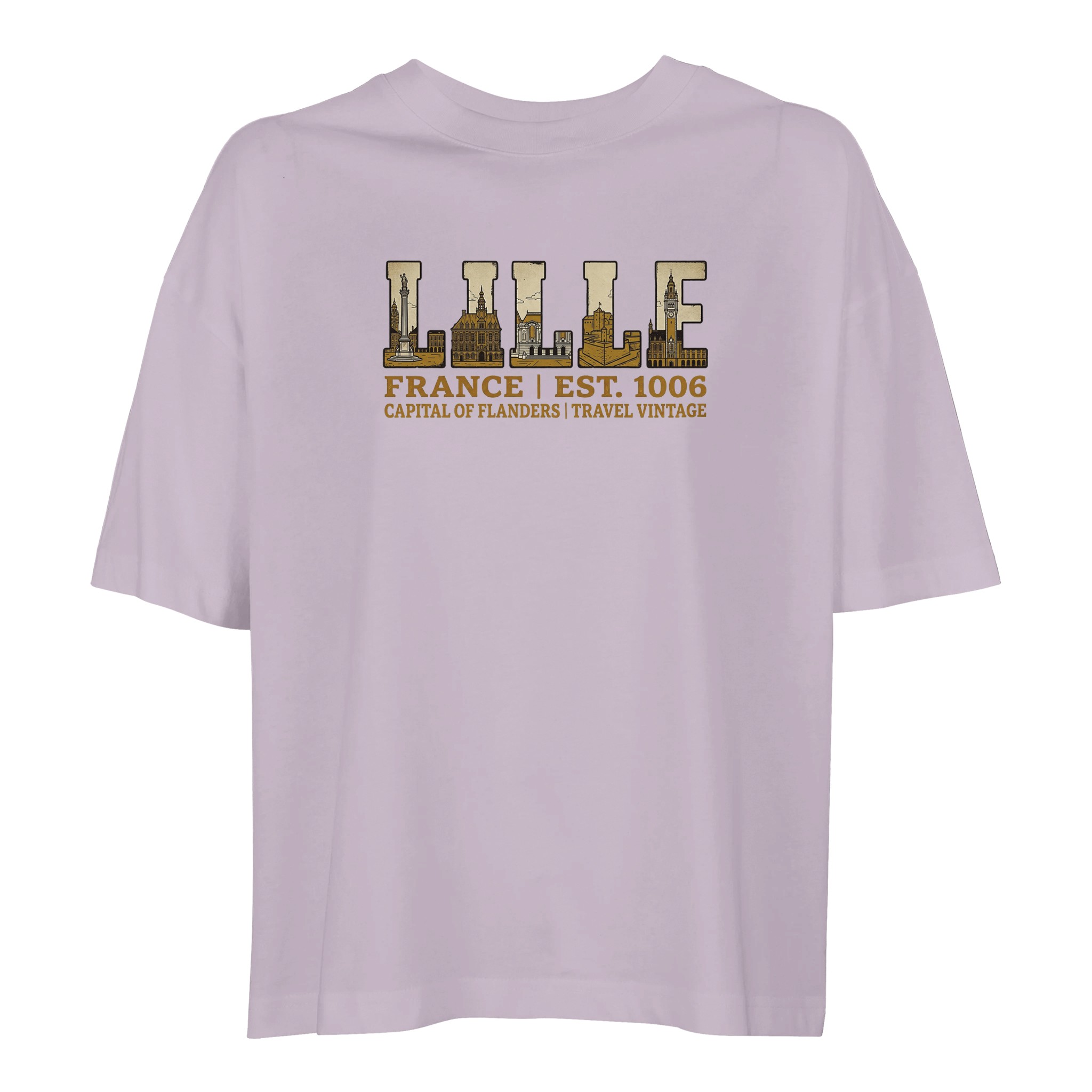 T-shirt Lille femme ample coton bio éco-responsable T-shirt Lille femme ample coton bio éco-responsable
