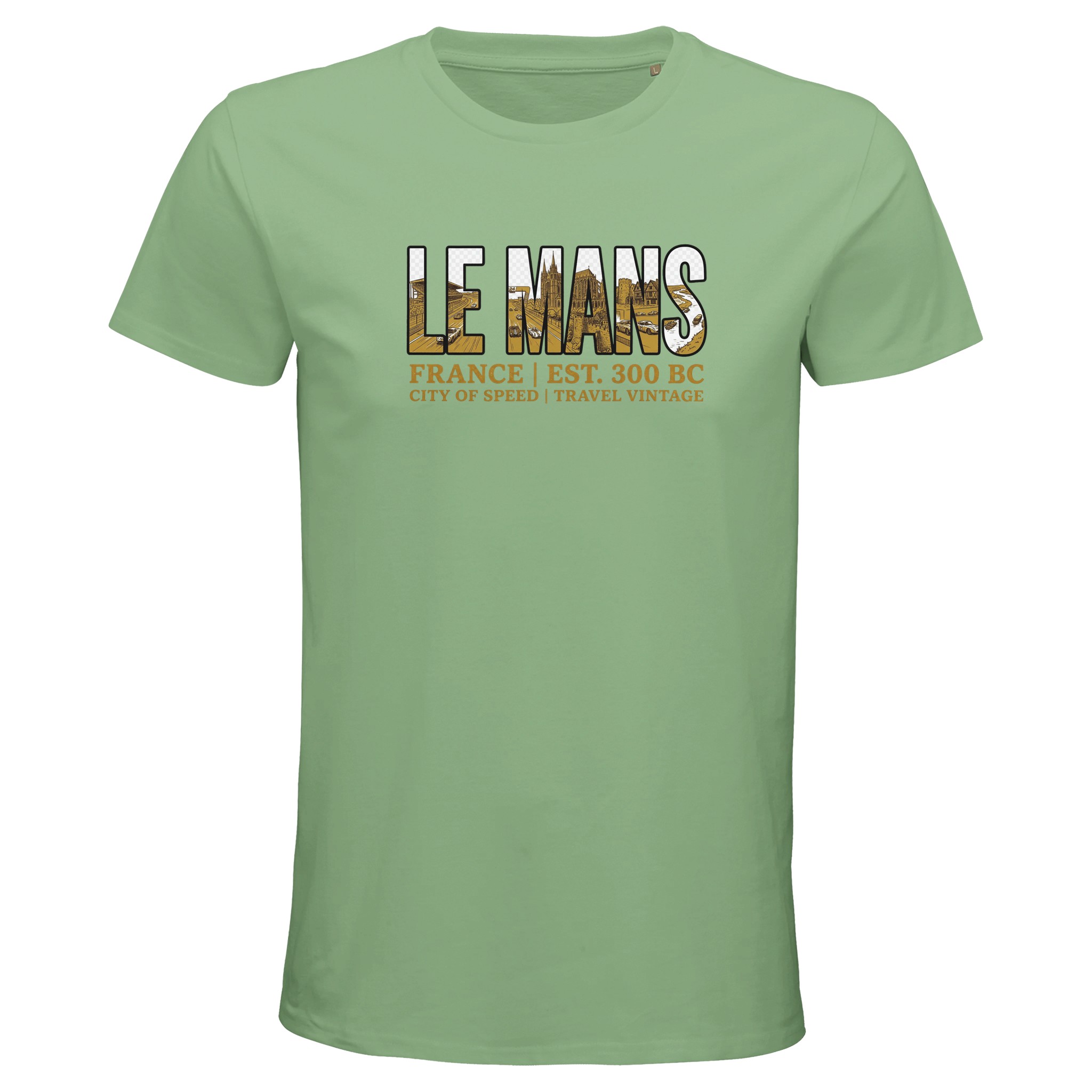 T-shirt Le Mans homme bio ajusté T-shirt Le Mans homme bio ajusté
