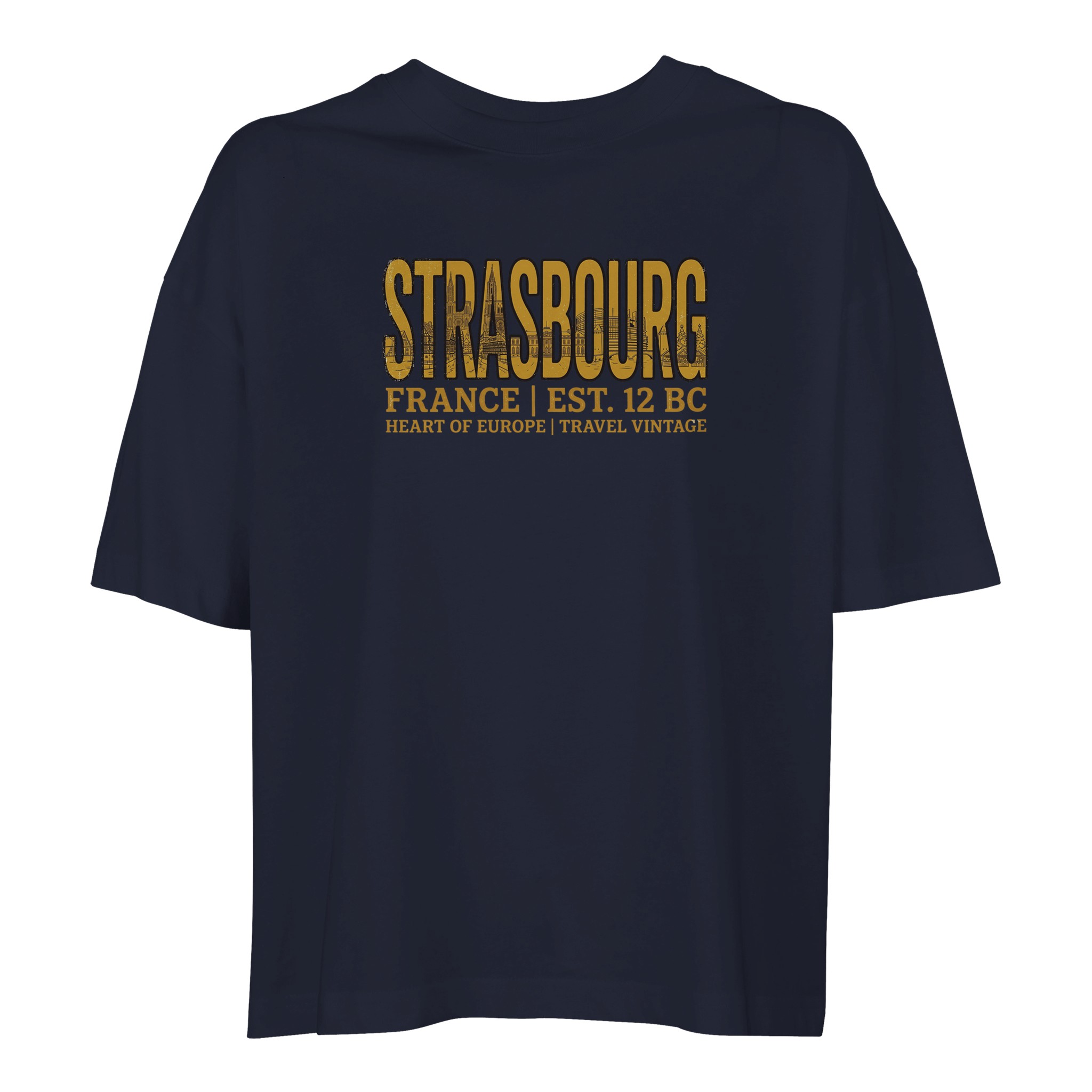 T-shirt Strasbourg femme ample coton bio T-shirt Strasbourg femme ample coton bio
