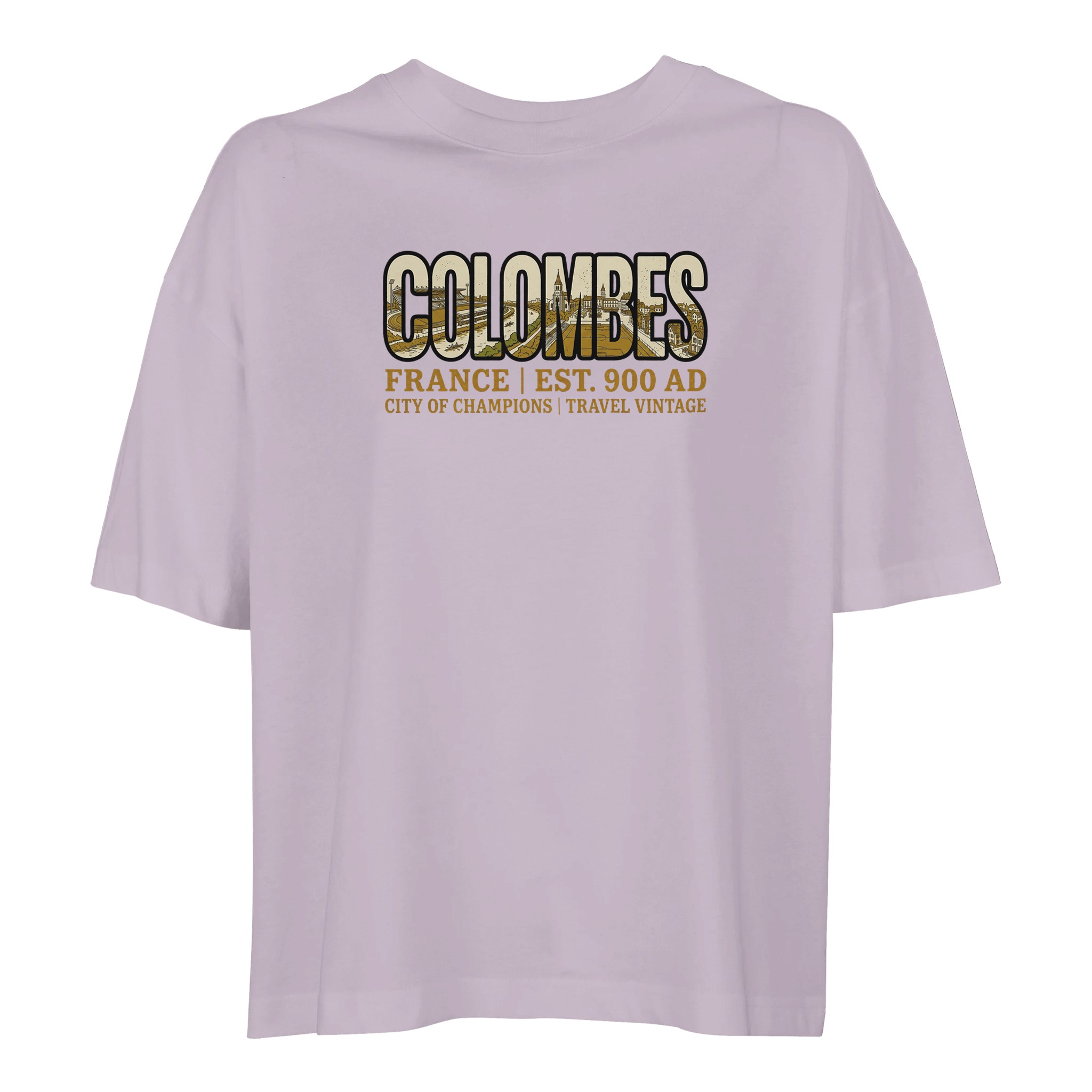 T-shirt Colombes femme ample coton bio ville T-shirt Colombes femme ample coton bio ville