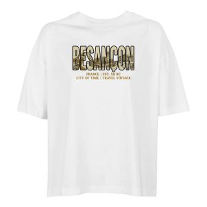 T-shirt Besançon femme ample coton bio conversion T-shirt Besançon femme ample coton bio conversion