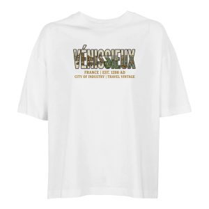 T-shirt Vénissieux femme ample coton bio ville T-shirt Vénissieux femme ample coton bio ville