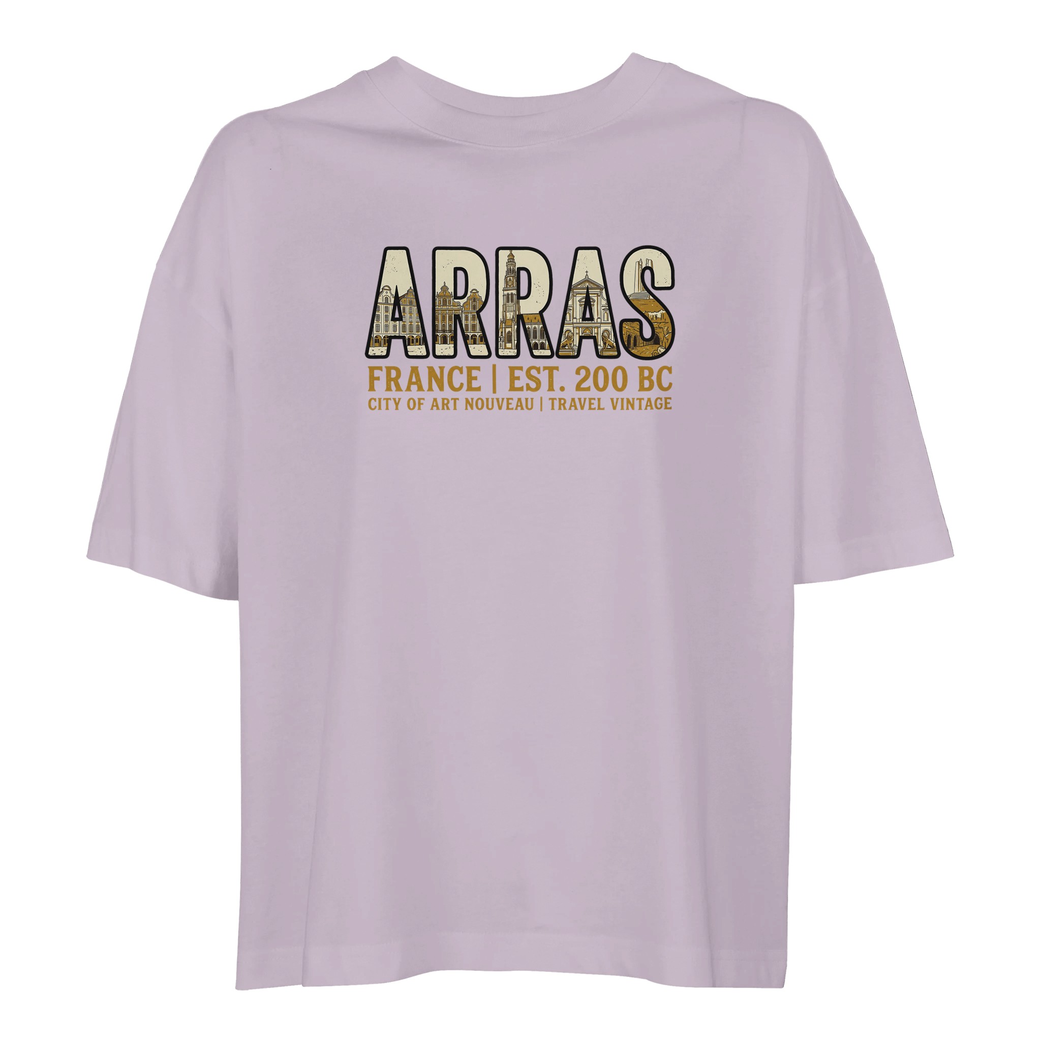 T-shirt Arras femme ample coton bio ville stylé T-shirt Arras femme ample coton bio ville stylé