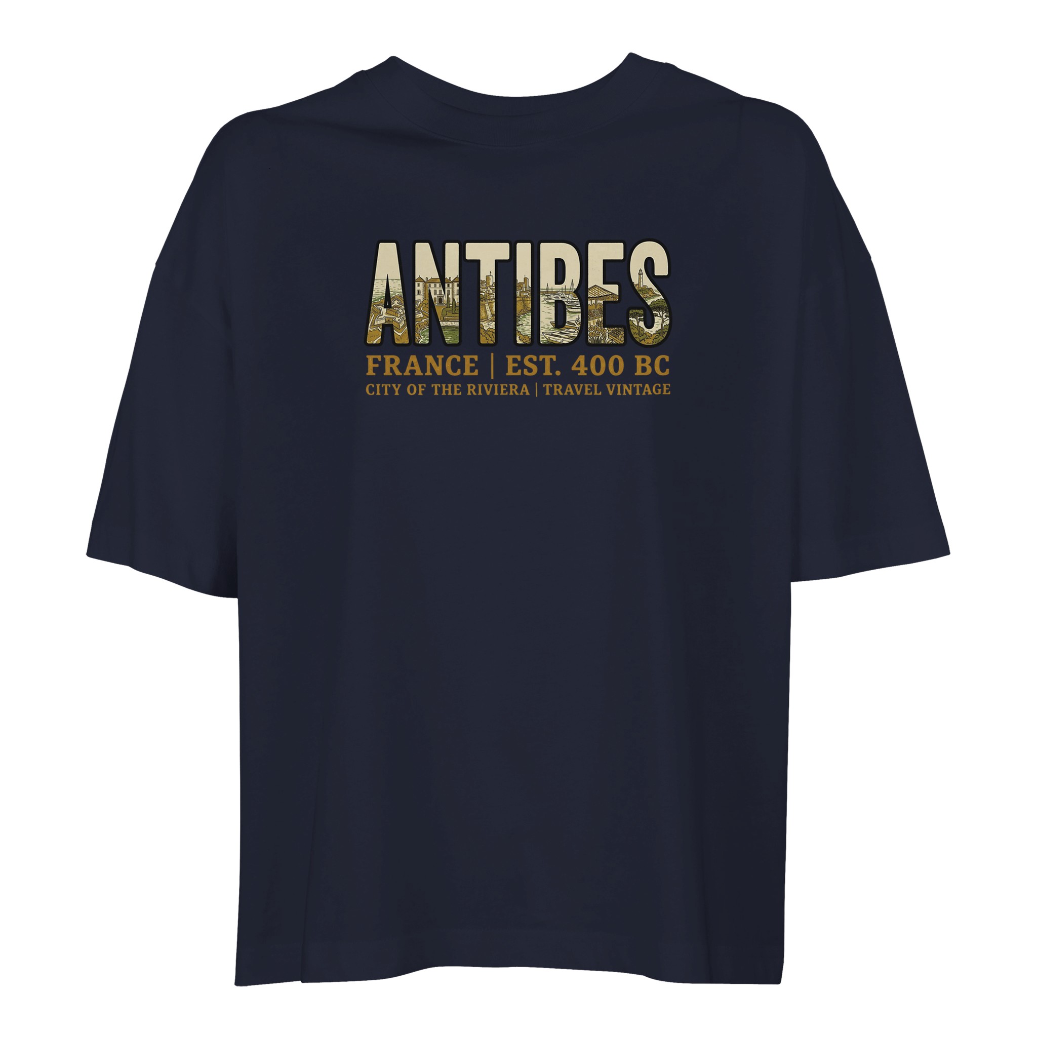 T-shirt Antibes femme ample coton bio Riviera T-shirt Antibes femme ample coton bio Riviera