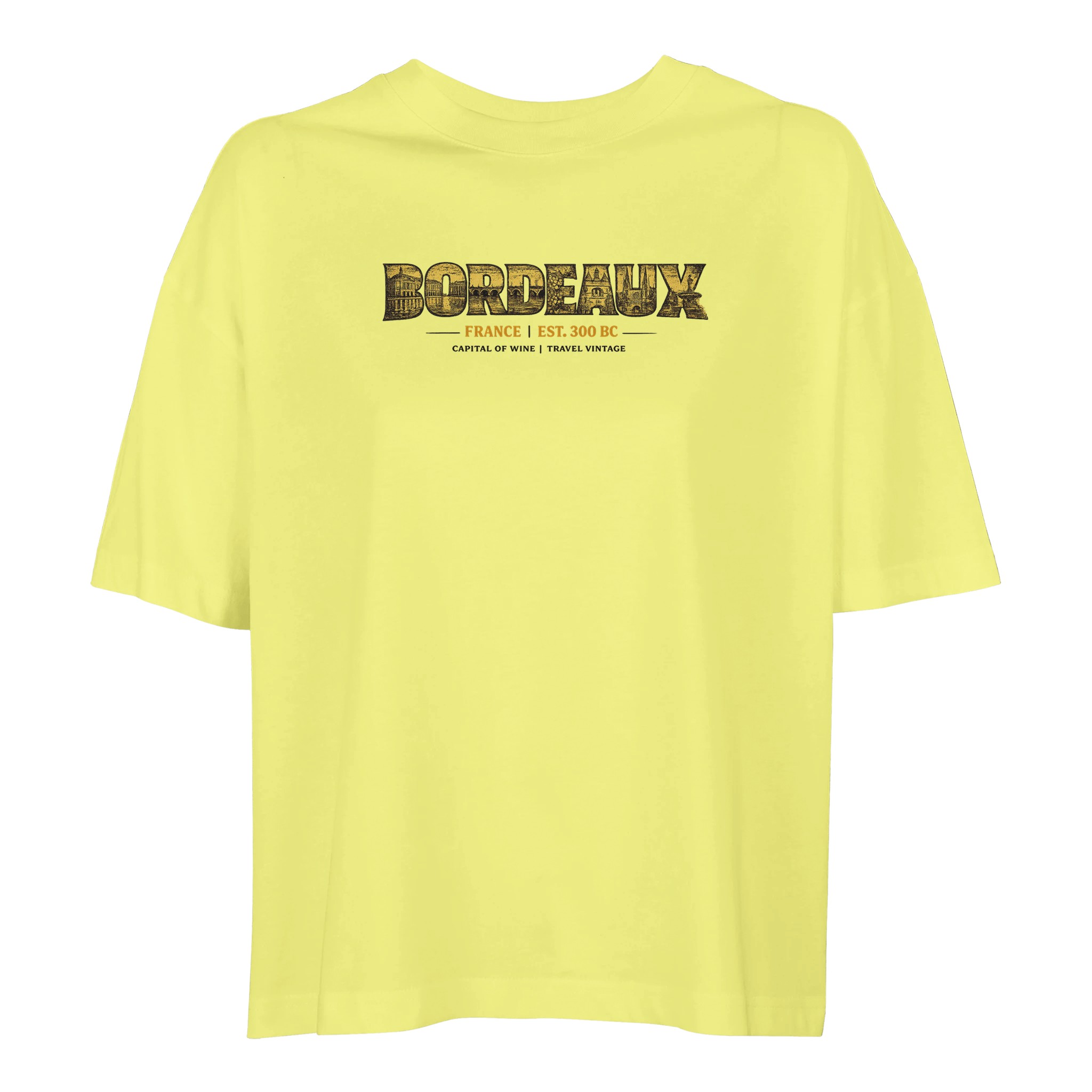T-shirt Bordeaux femme ample coton bio ville T-shirt Bordeaux femme ample coton bio ville