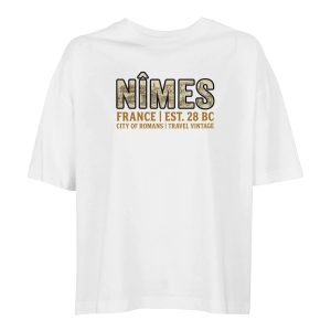 T-shirt Nîmes femme ample coton bio en conversion T-shirt Nîmes femme ample coton bio en conversion