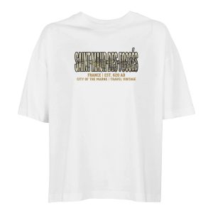 T-shirt Saint-Maur-des-Fossés femme ample coton bio T-shirt Saint-Maur-des-Fossés femme ample coton bio