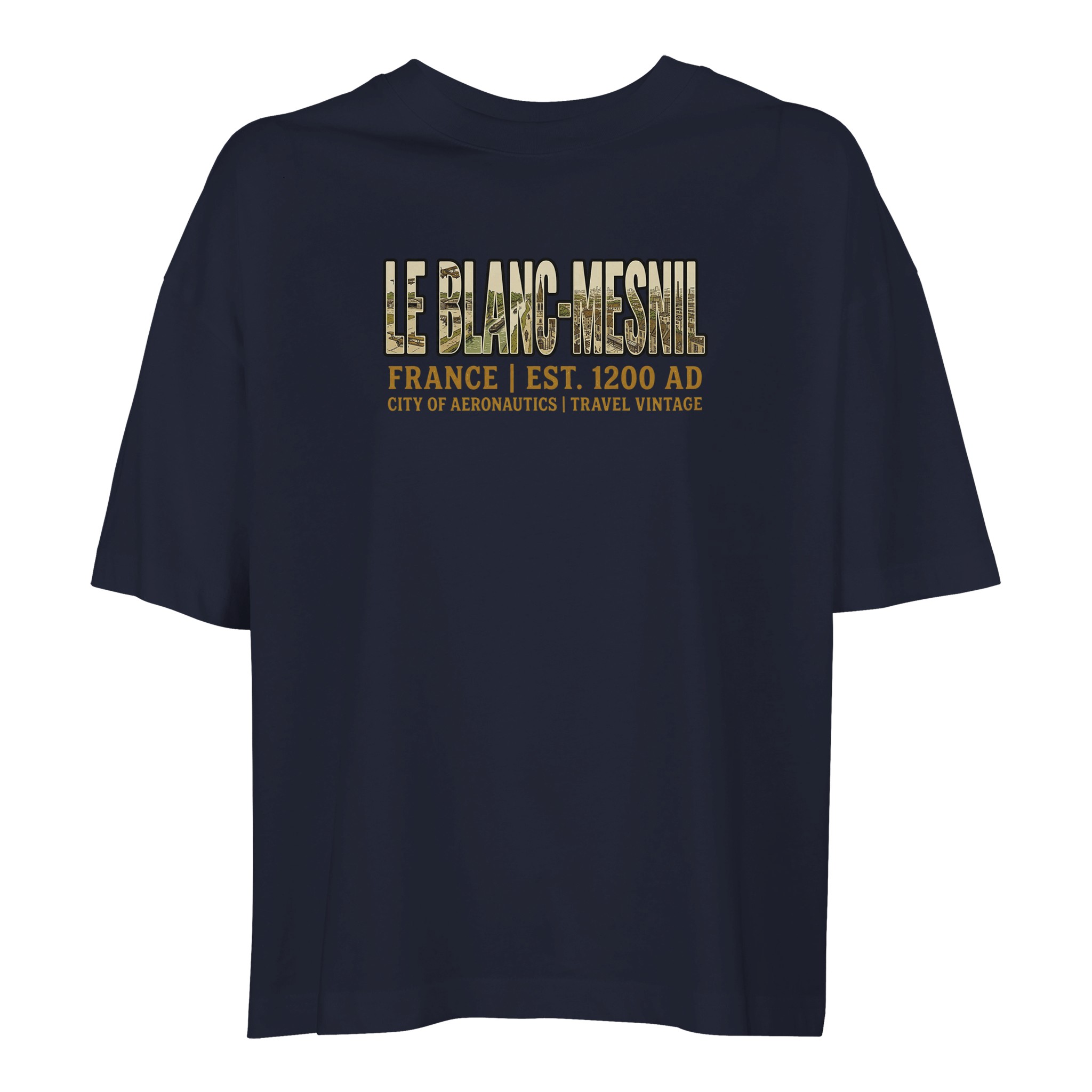 T-shirt Le Blanc-Mesnil femme ample coton bio T-shirt Le Blanc-Mesnil femme ample coton bio