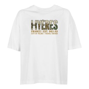 T-shirt Hyères femme ample coton bio conversion T-shirt Hyères femme ample coton bio conversion