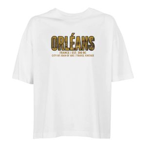 T-shirt Orléans femme ample coton bio ville T-shirt Orléans femme ample coton bio ville