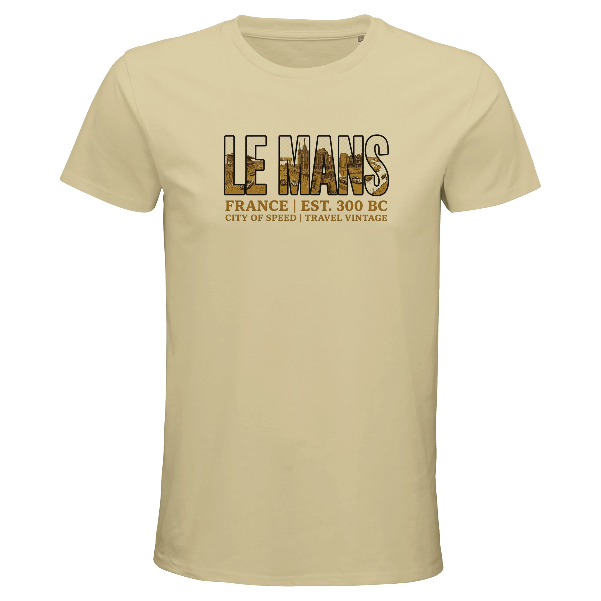T-shirt Le Mans homme bio ajusté T-shirt Le Mans homme bio ajusté
