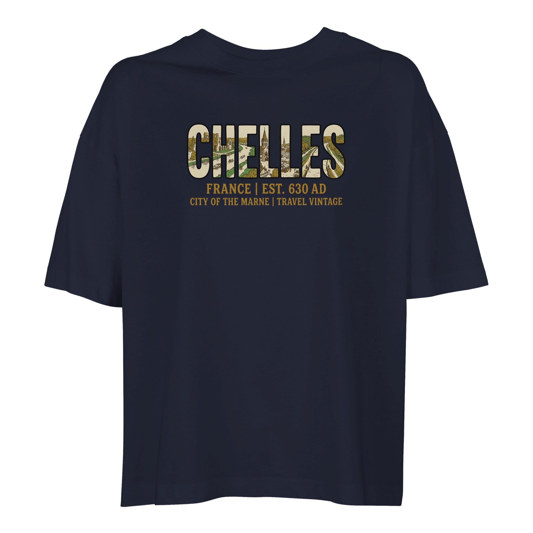 T-shirt Chelles femme ample coton bio ville tendance T-shirt Chelles femme ample coton bio ville tendance
