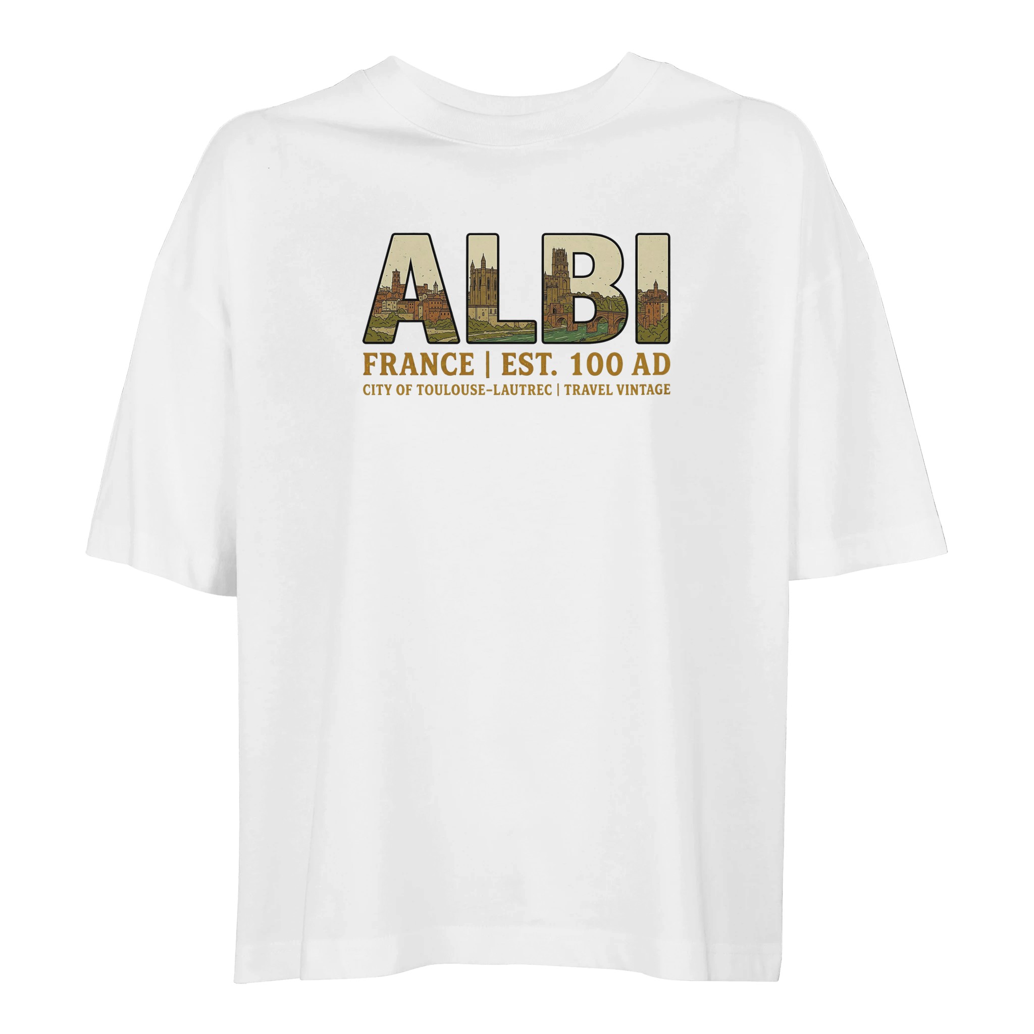 T-shirt Albi femme ample coton en conversion bio T-shirt Albi femme ample coton en conversion bio