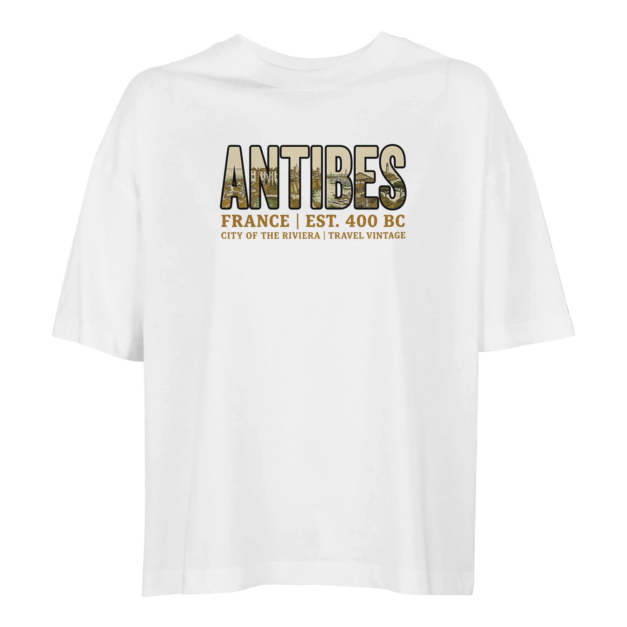 T-shirt Antibes femme ample coton bio Riviera T-shirt Antibes femme ample coton bio Riviera