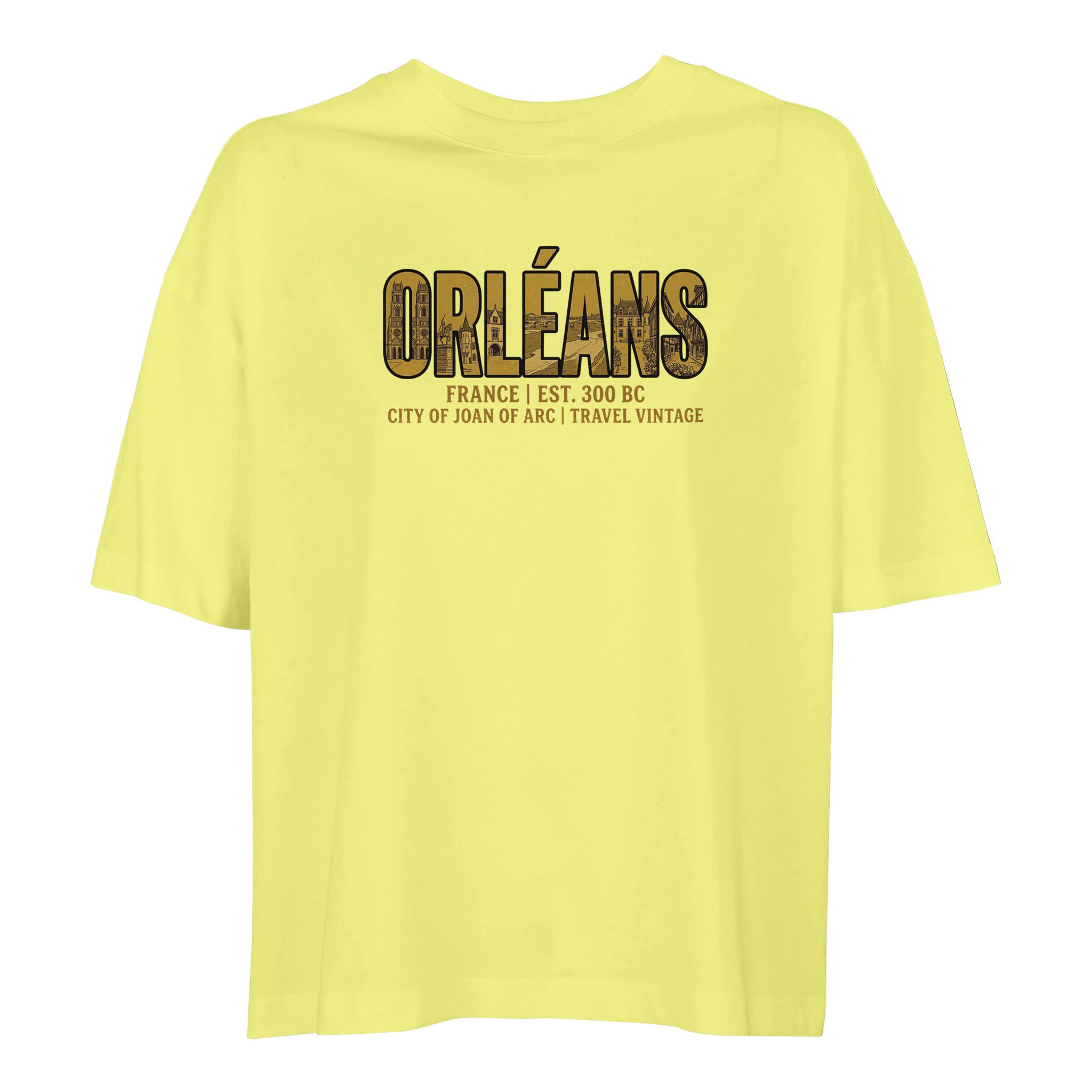 T-shirt Orléans femme ample coton bio ville T-shirt Orléans femme ample coton bio ville