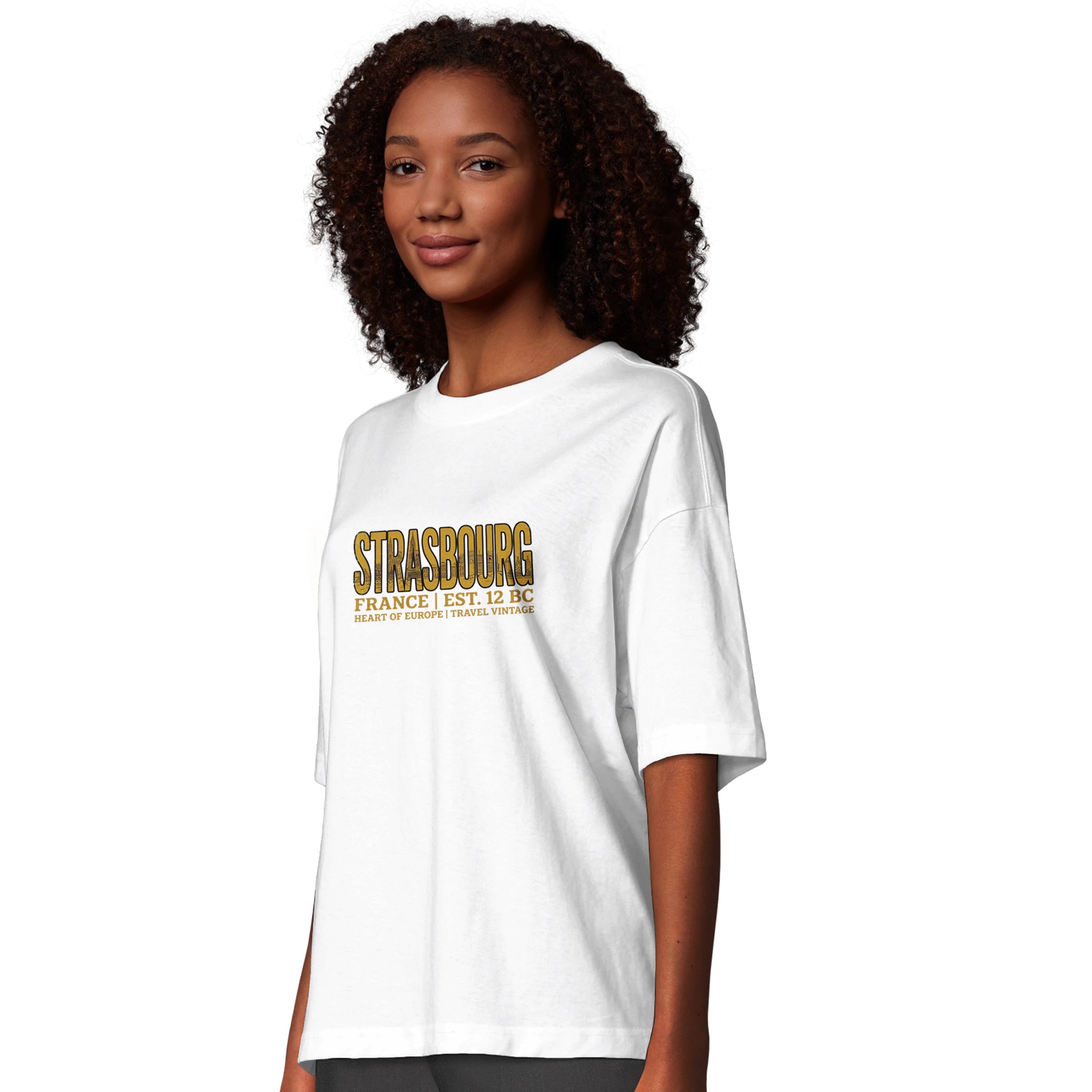 T-shirt Strasbourg femme ample coton bio T-shirt Strasbourg femme ample coton bio