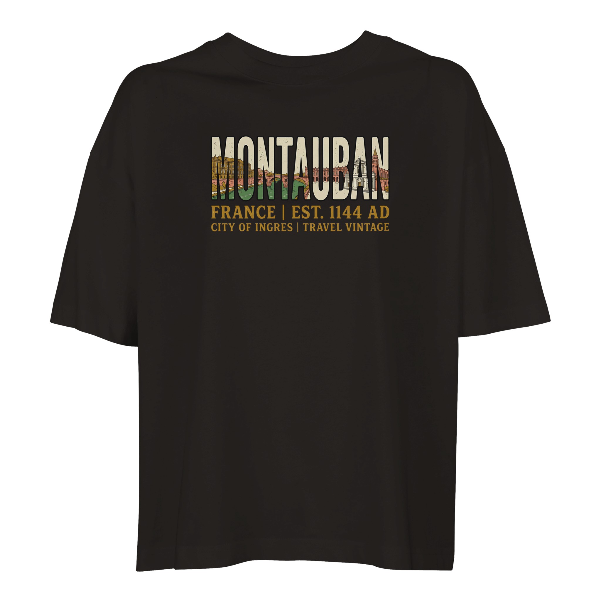 T-shirt Montauban femme ample coton bio T-shirt Montauban femme ample coton bio